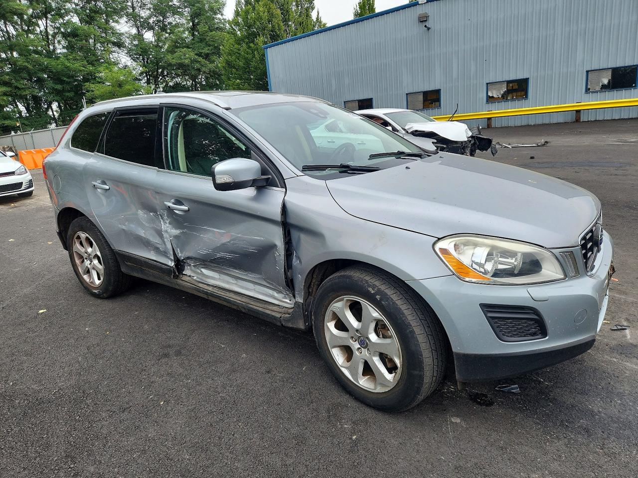 2012 Volvo Xc60 T6 Silver vin: YV4902DZ1C2292694