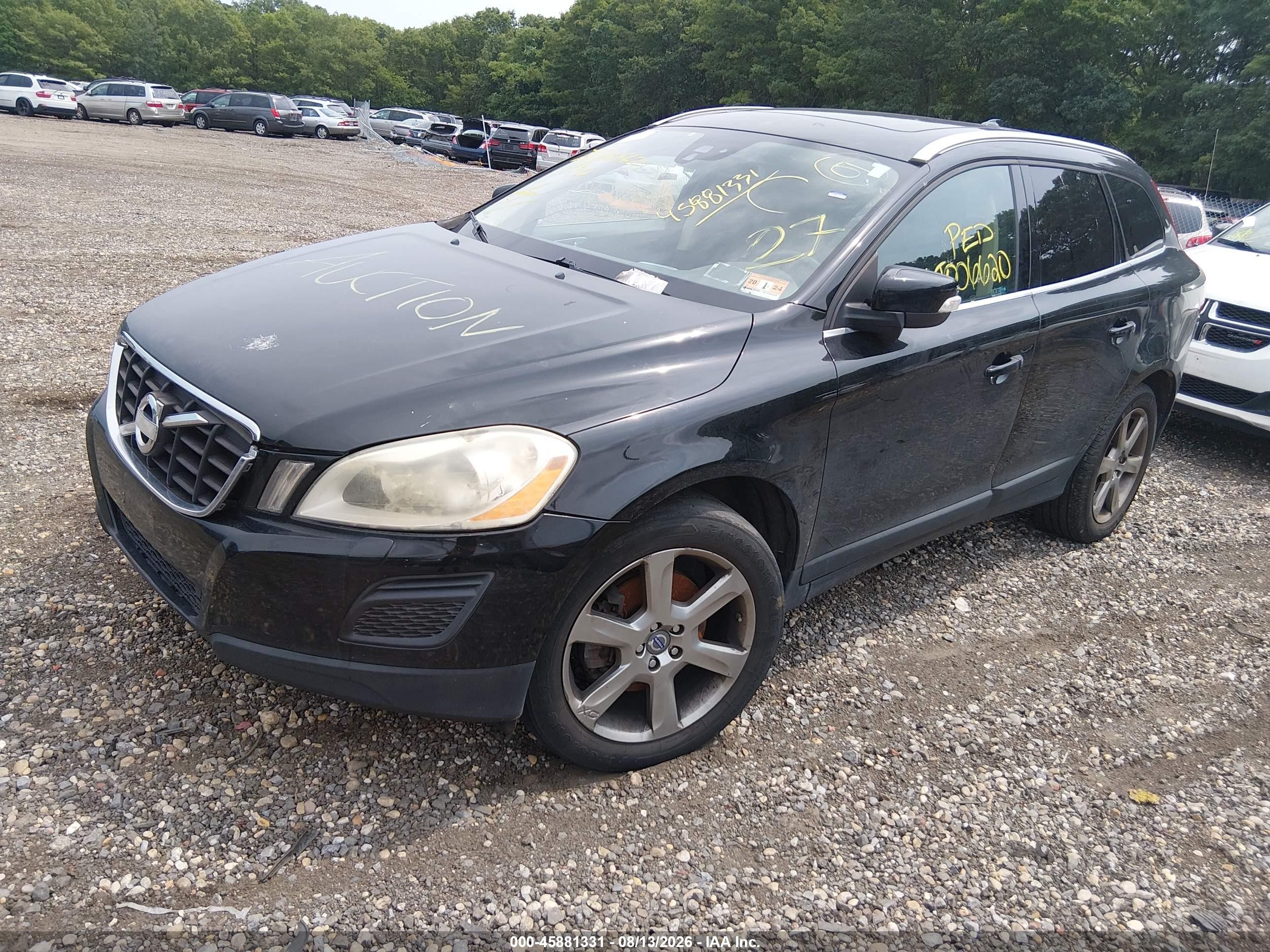 2013 Volvo Xc60 T6 Black vin: YV4902DZ2D2368828