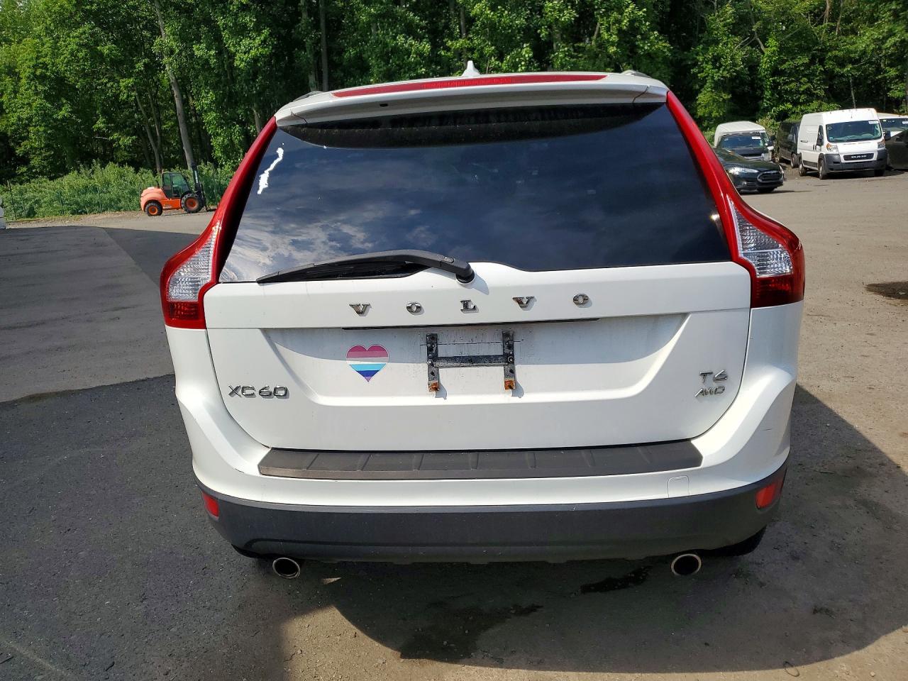 2013 Volvo Xc60 T6 White vin: YV4902DZ2D2439221