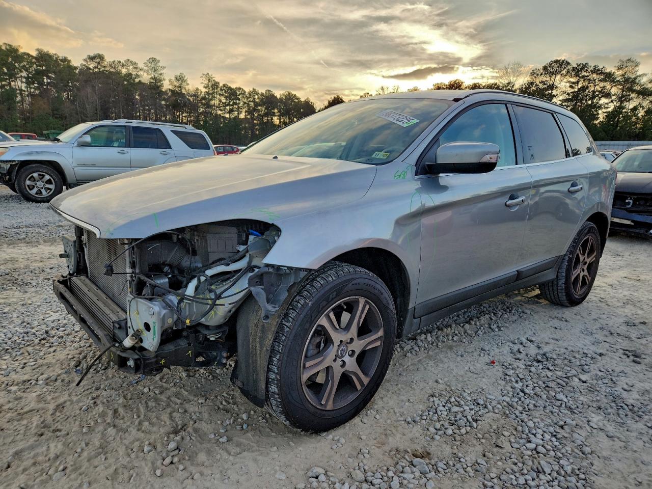 2013 Volvo Xc60 T6 Silver vin: YV4902DZ2D2448369