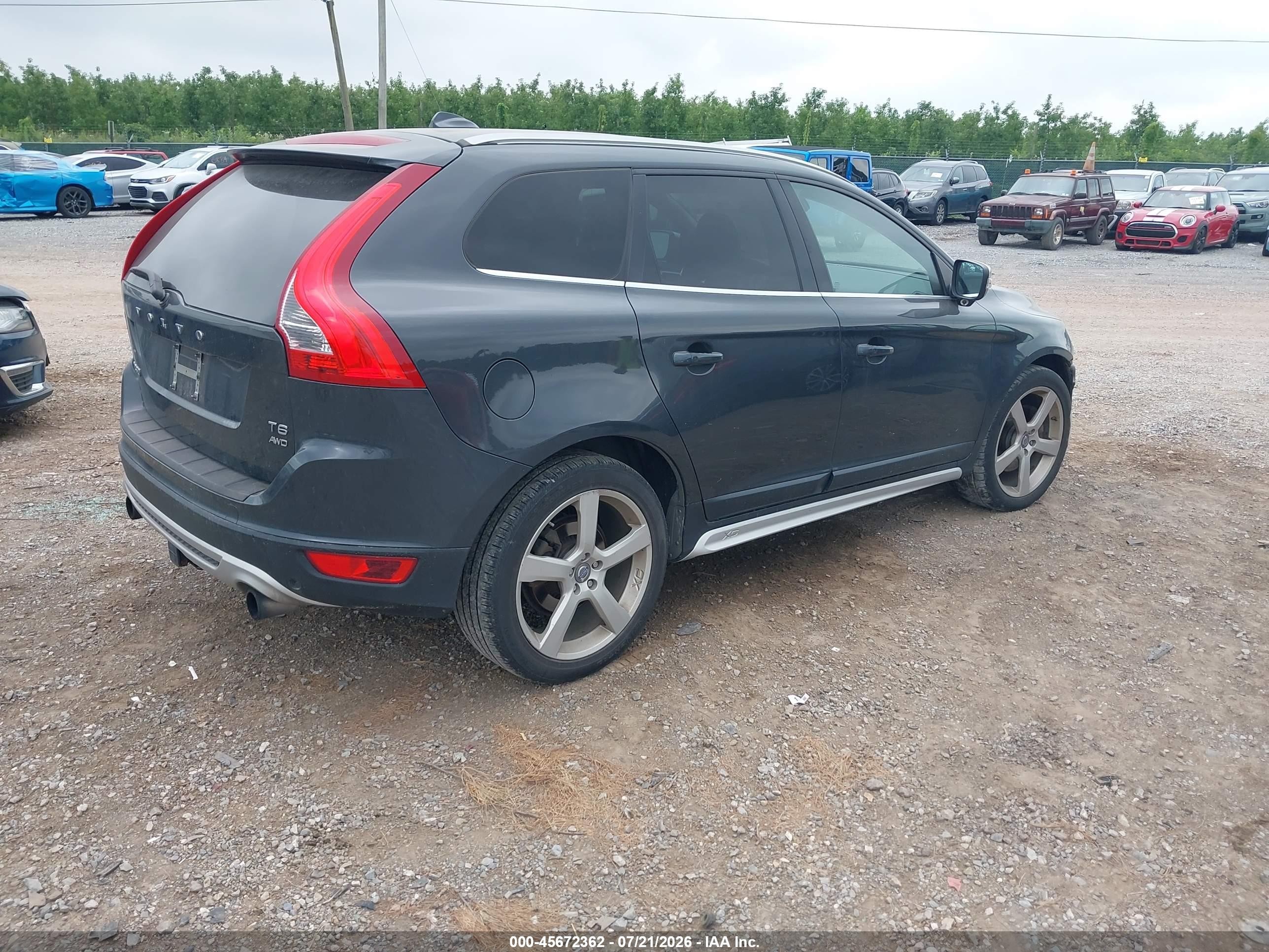 2012 Volvo Xc60 T6 Premier Plus Gray vin: YV4902DZ3C2269580