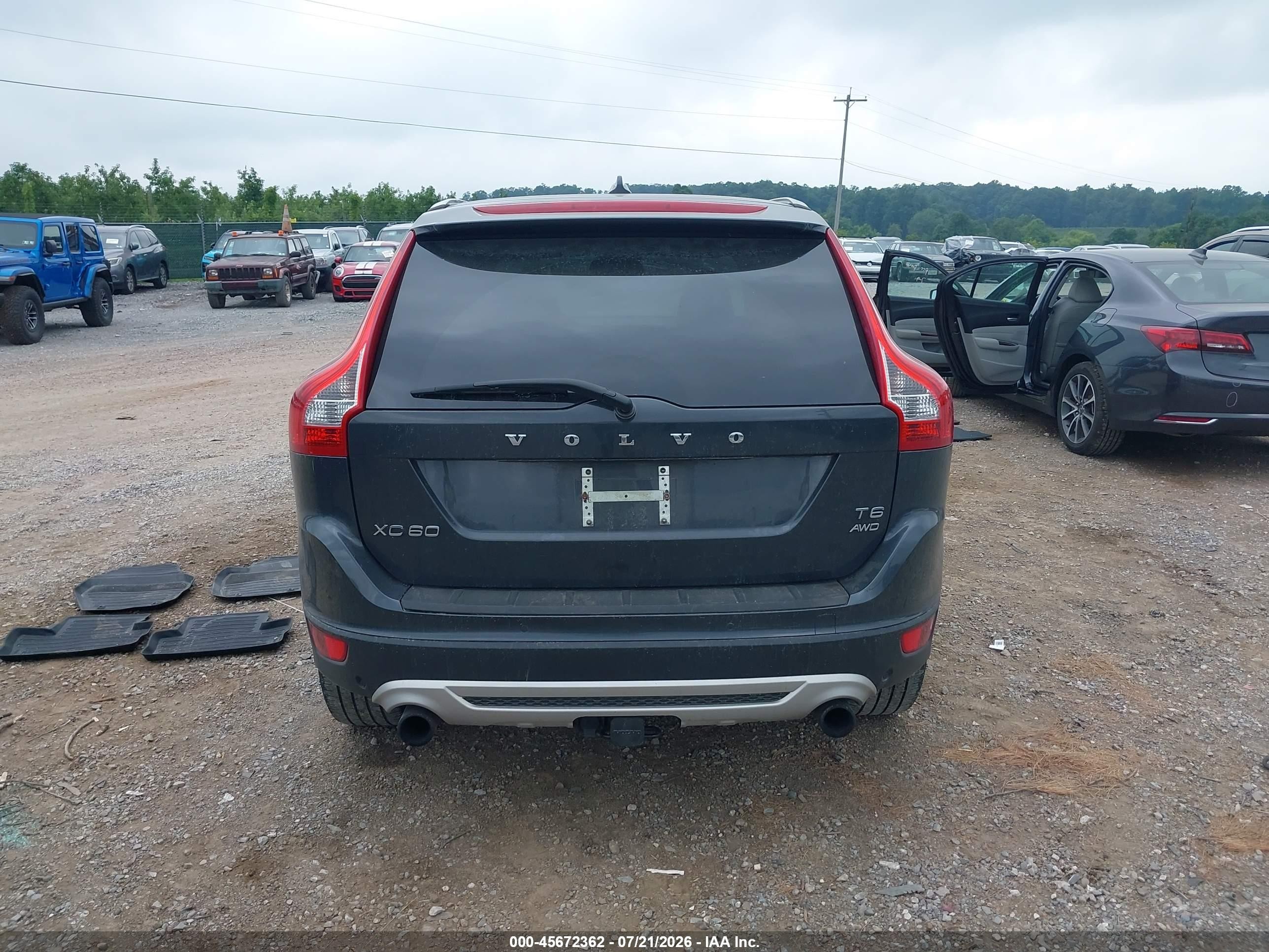2012 Volvo Xc60 T6 Premier Plus Gray vin: YV4902DZ3C2269580