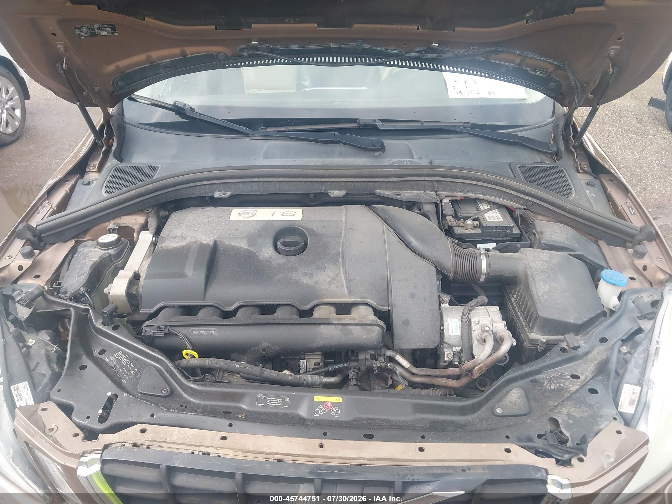 2012 Volvo Xc60 T6 Premier Plus Brown vin: YV4902DZ3C2295614