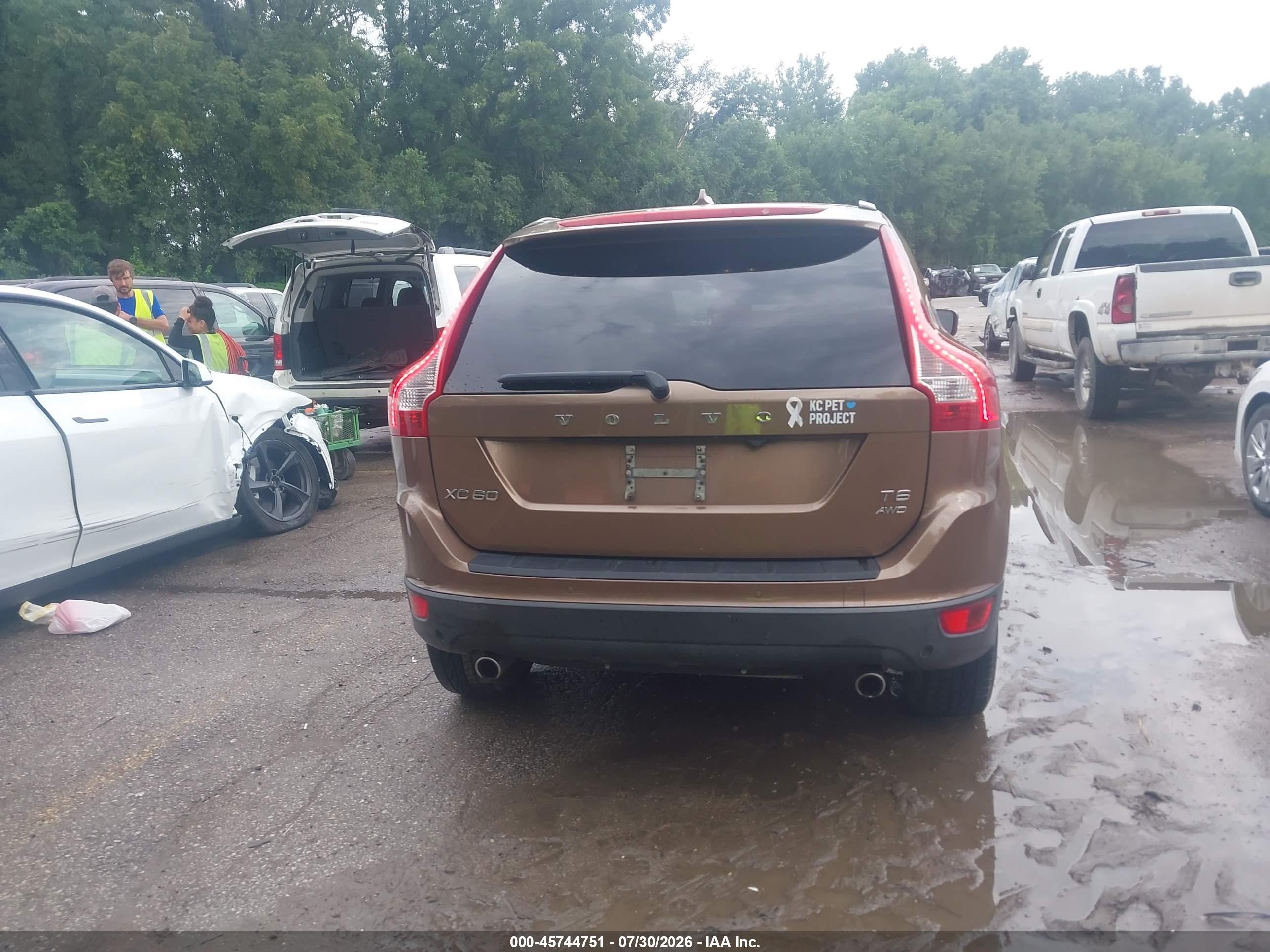 2012 Volvo Xc60 T6 Premier Plus Brown vin: YV4902DZ3C2295614