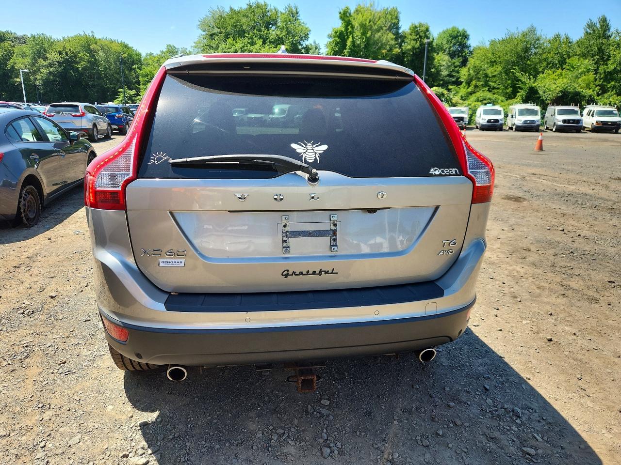 2013 Volvo Xc60 T6 Silver vin: YV4902DZ3D2407359