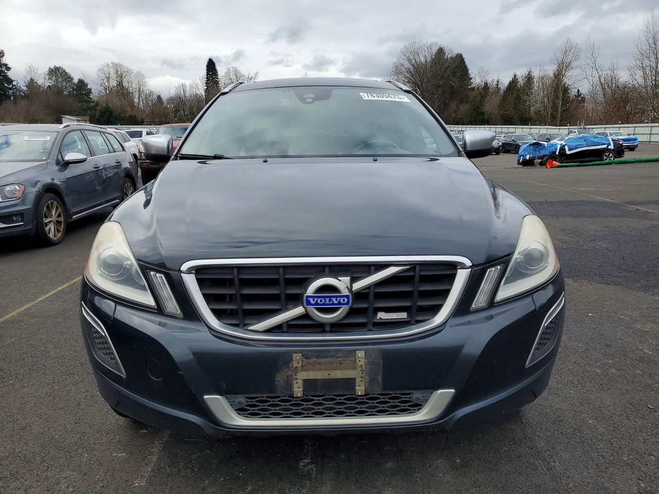 2012 Volv Xc60 Gray vin: YV4902DZ3D2413632