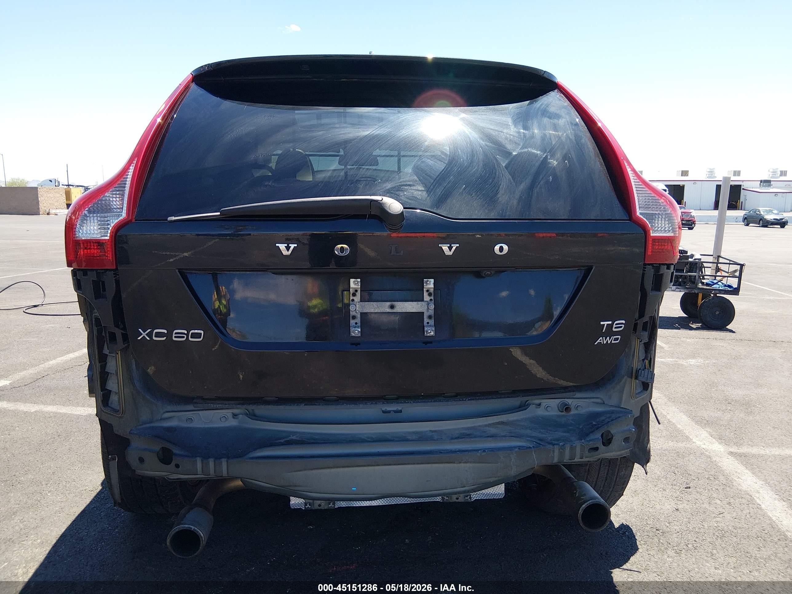 2011 Volvo Xc60 T6/t6 R-design Black vin: YV4902DZ4B2140570