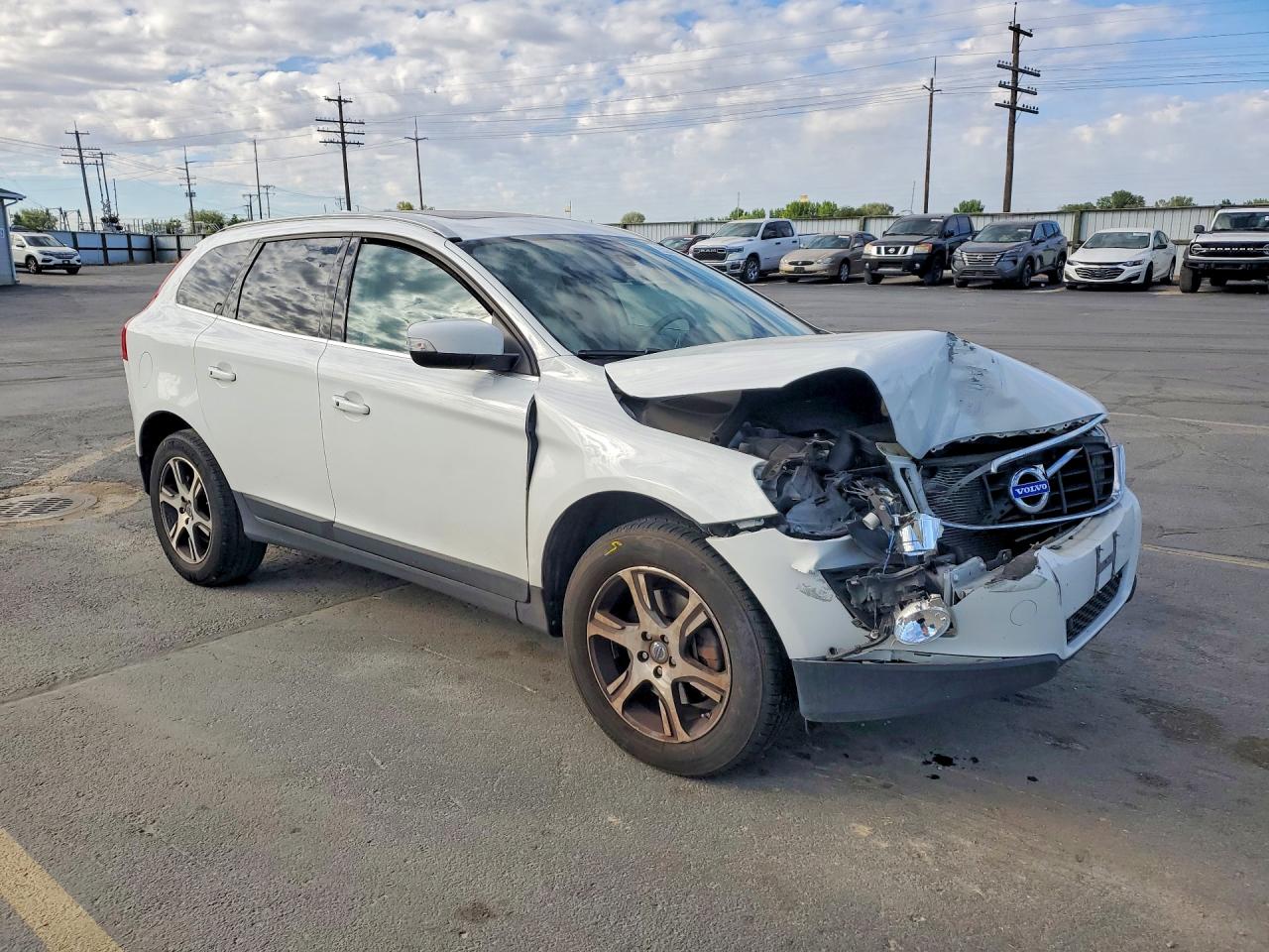 2012 Volvo Xc60 T6 White vin: YV4902DZ4C2310556