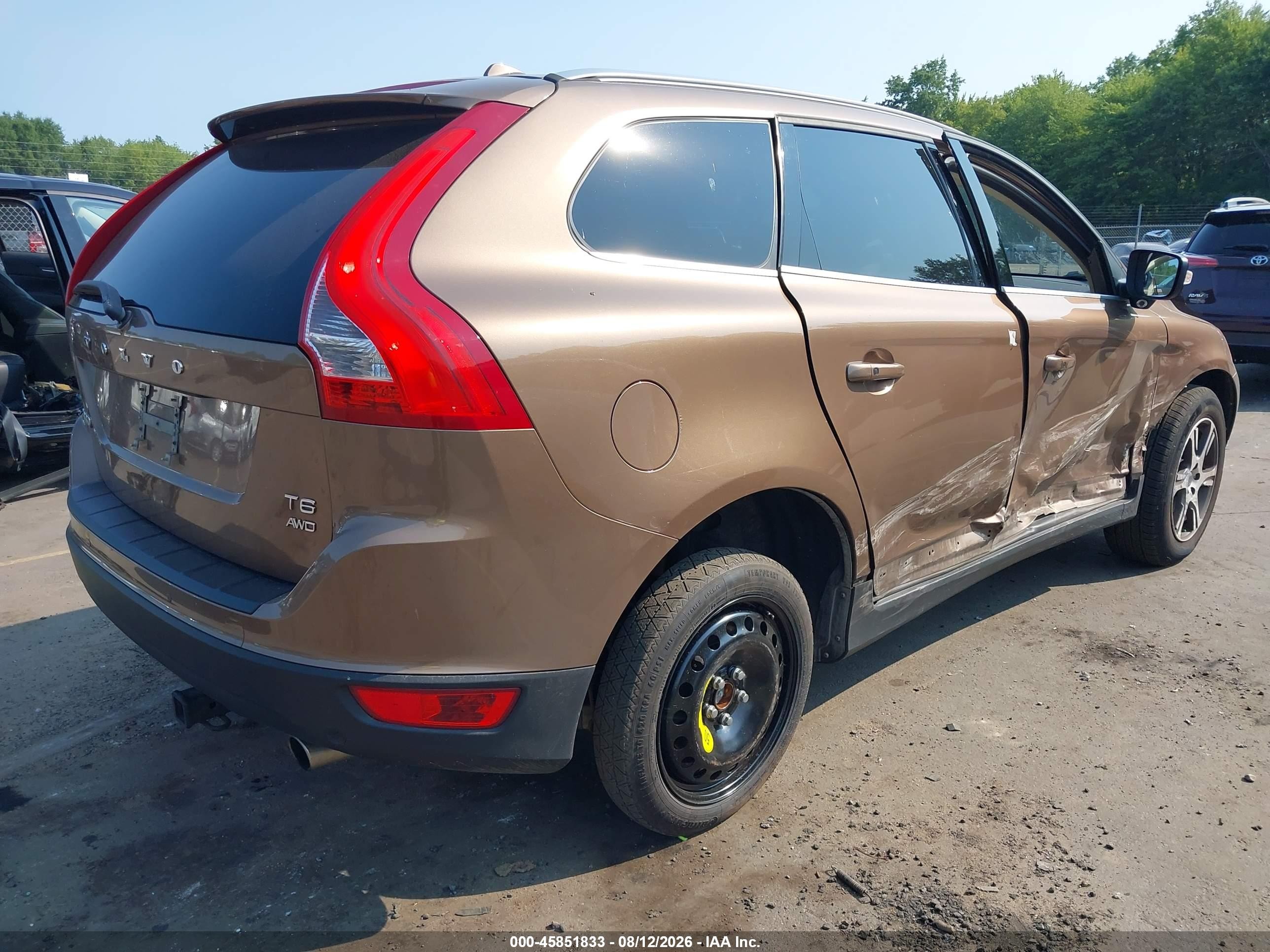 2012 Volvo Xc60 T6/t6 Platinum/t6 Premier Plus/t6 R-design/t6 R-design Platinum/t6 R-design Premier Plus Brown vin: YV4902DZ4C2314882