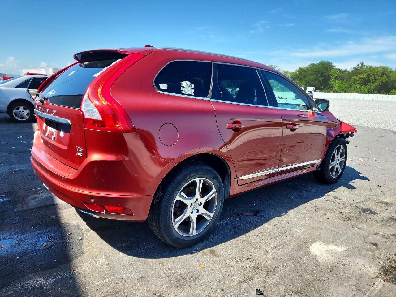 2014 Volvo Xc60 T6 Burgundy vin: YV4902DZ4E2525745