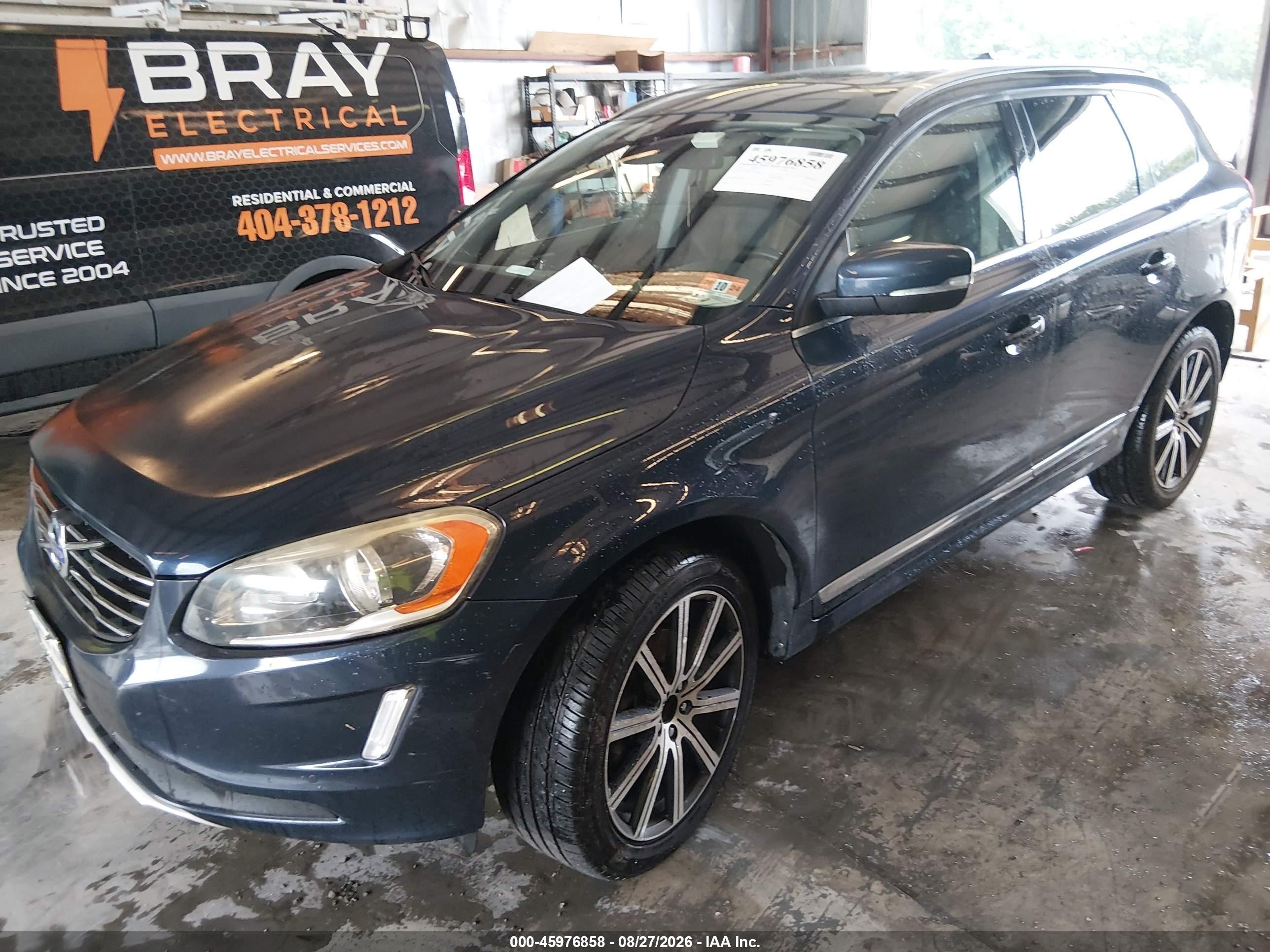 2014 Volvo Xc60 T6 Platinum Blue vin: YV4902DZ4E2536597