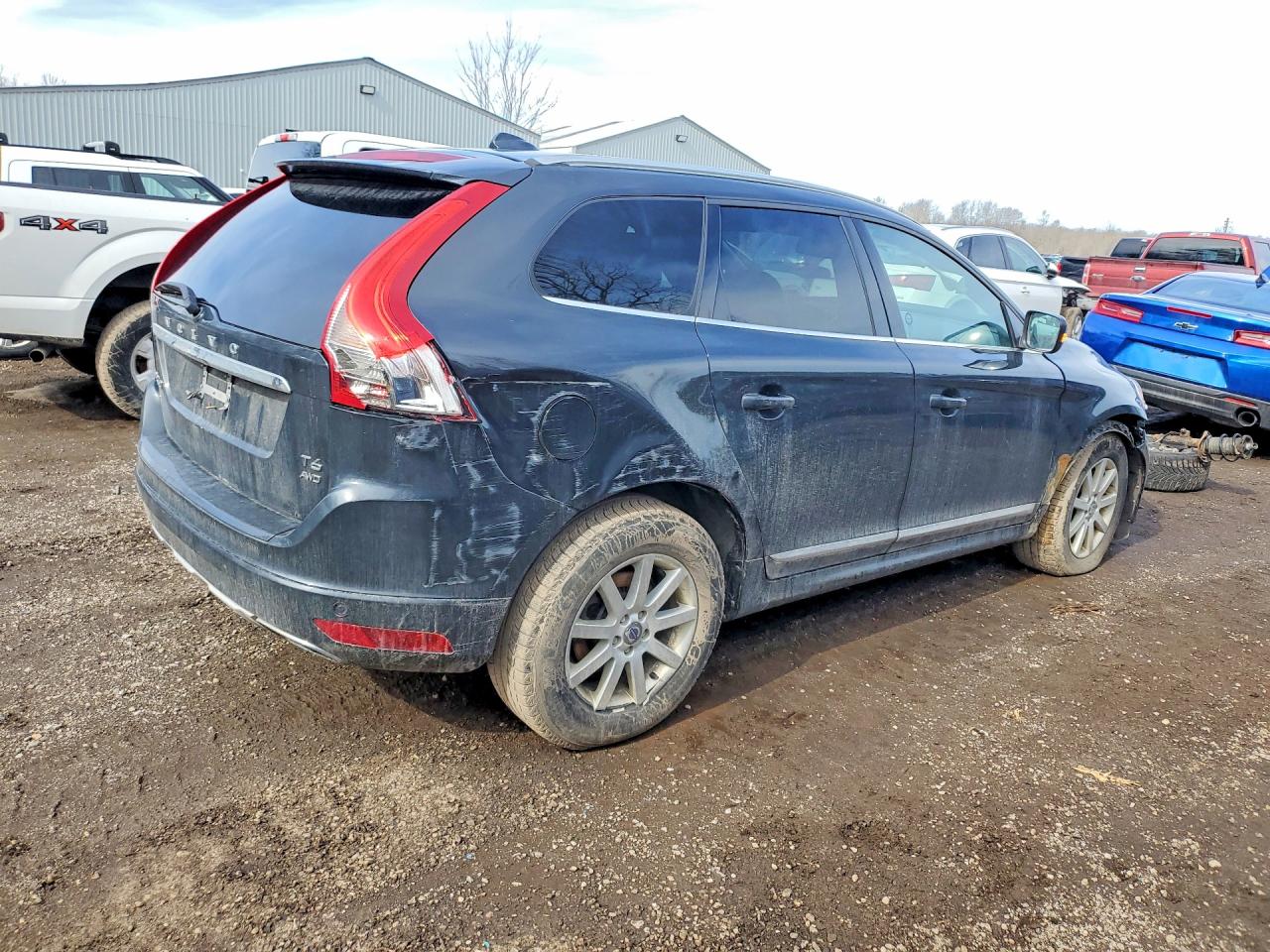 2014 Volvo Xc60 T6 Black vin: YV4902DZ5E2536642