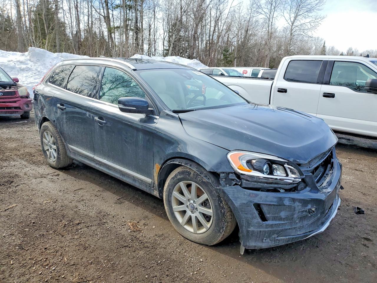 2014 Volvo Xc60 T6 Black vin: YV4902DZ5E2536642