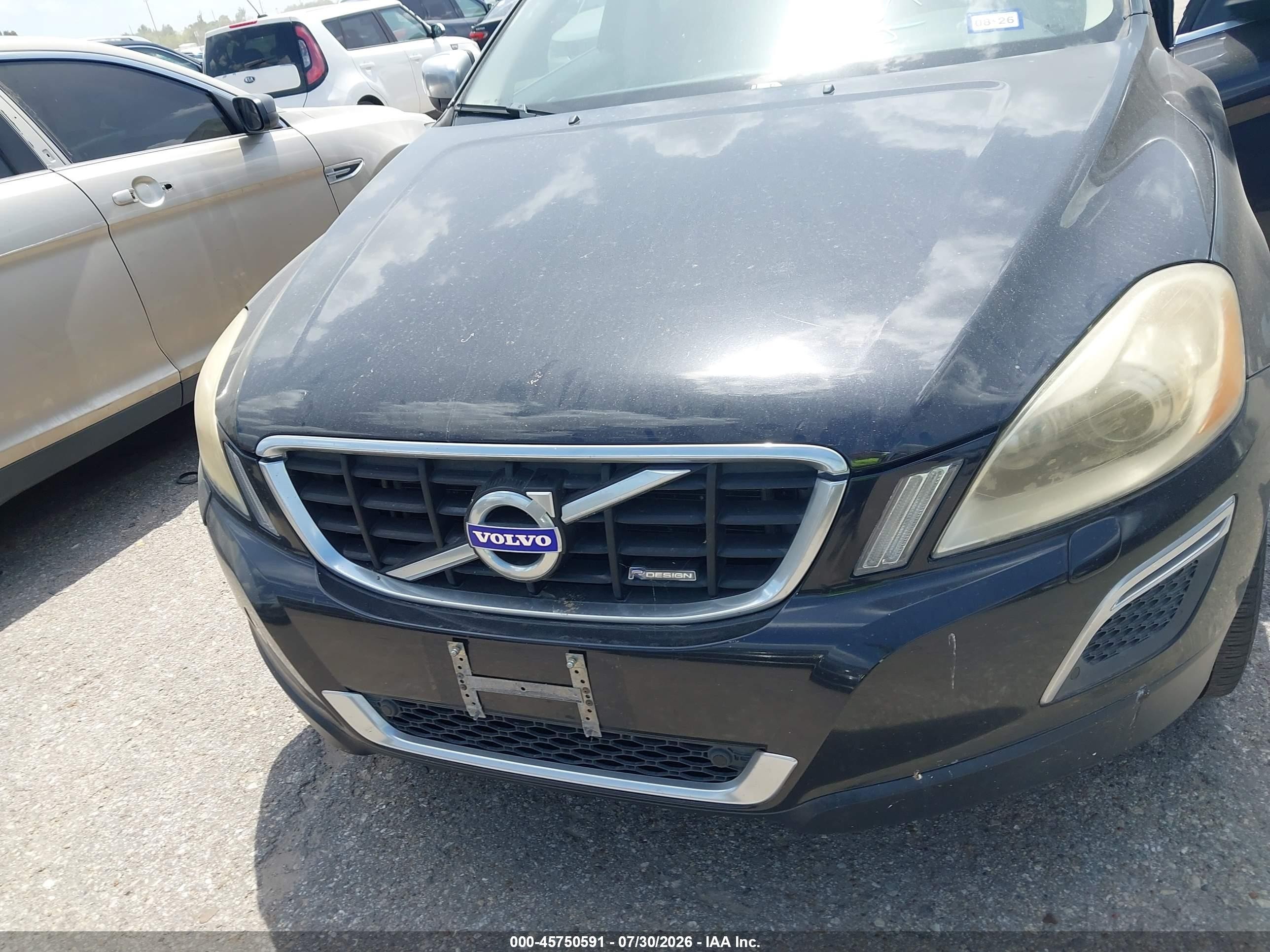 2012 Volvo Xc60 T6/t6 Platinum/t6 Premier Plus/t6 R-design/t6 R-design Platinum/t6 R-design Premier Plus Black vin: YV4902DZ6C2326161