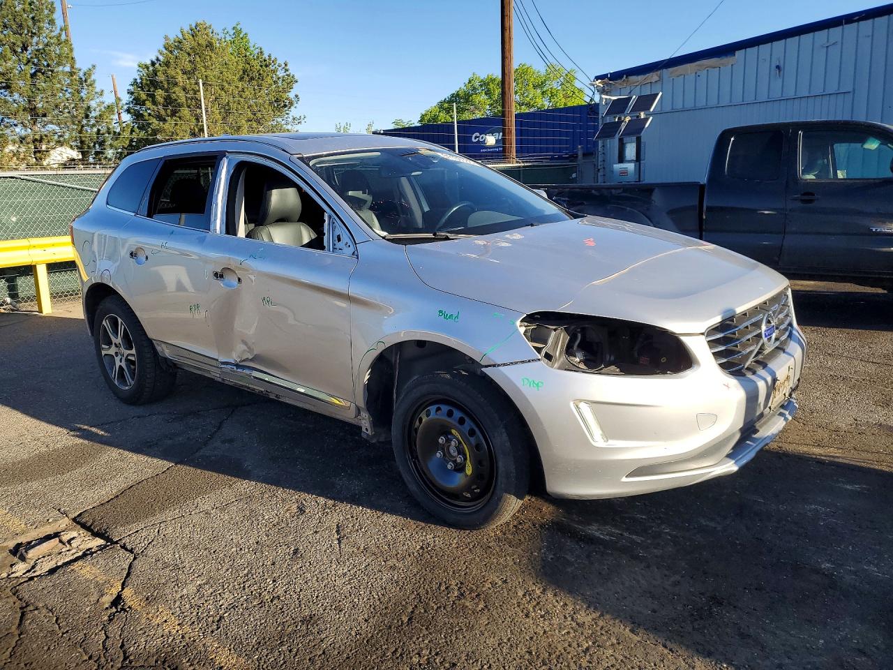 2014 Volvo Xc60 T6 Silver vin: YV4902DZ6E2556107
