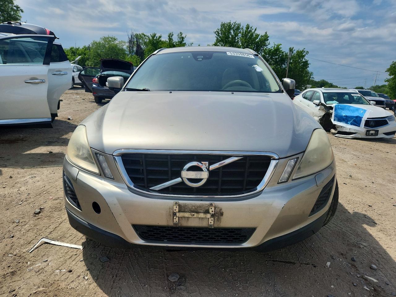 2012 Volvo Xc60 T6 Бежевый vin: YV4902DZ7C2281229
