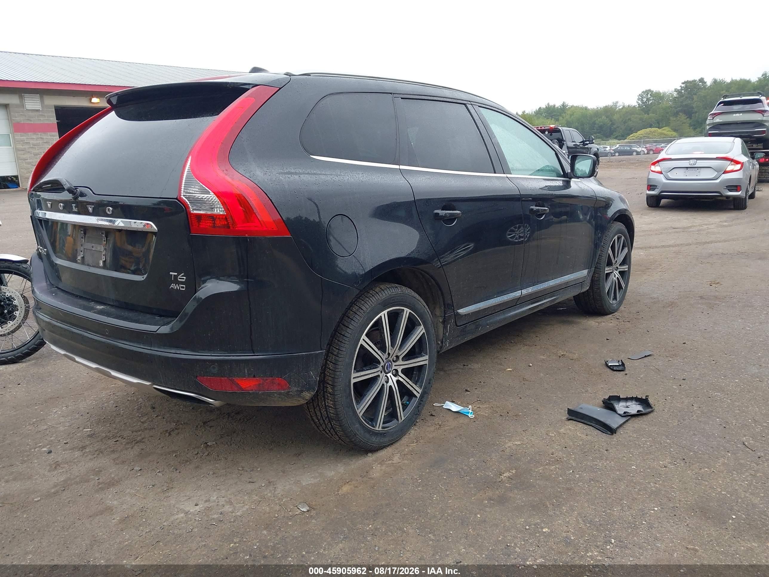 2014 Volvo Xc60 T6 R-design Premier Plus Black vin: YV4902DZ7E2547710
