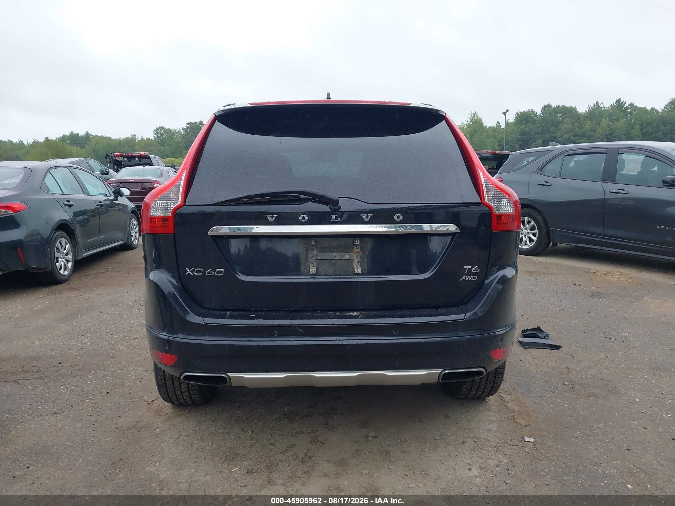 2014 Volvo Xc60 T6 R-design Premier Plus Black vin: YV4902DZ7E2547710