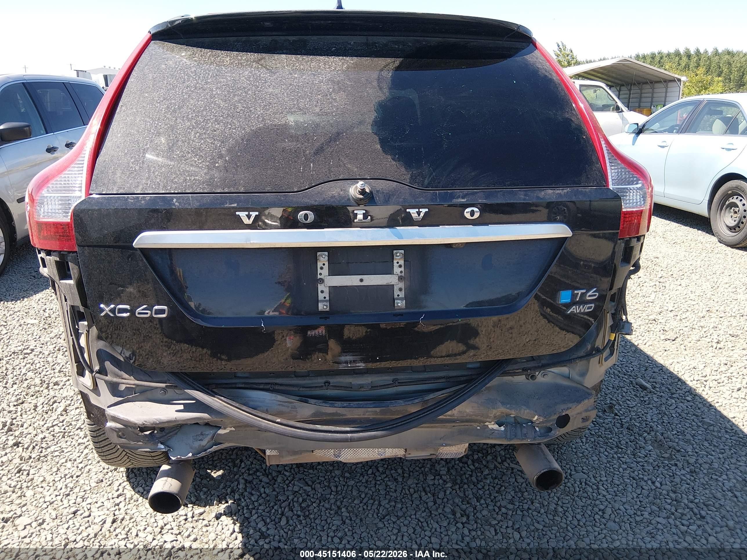 2014 Volvo Xc60 T6 R-design Platinum Black vin: YV4902DZ7E2554267