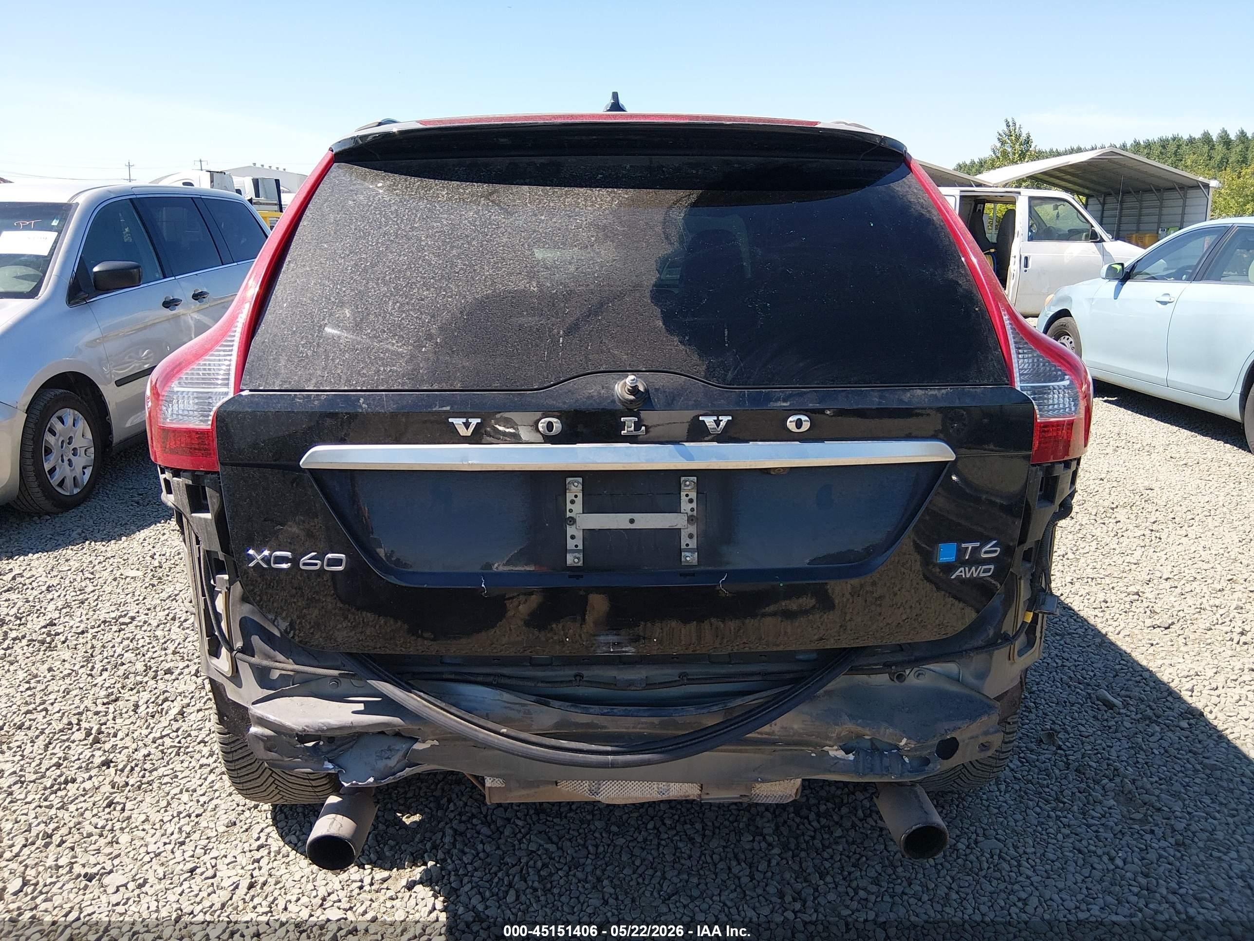 2014 Volvo Xc60 T6 R-design Platinum Black vin: YV4902DZ7E2554267