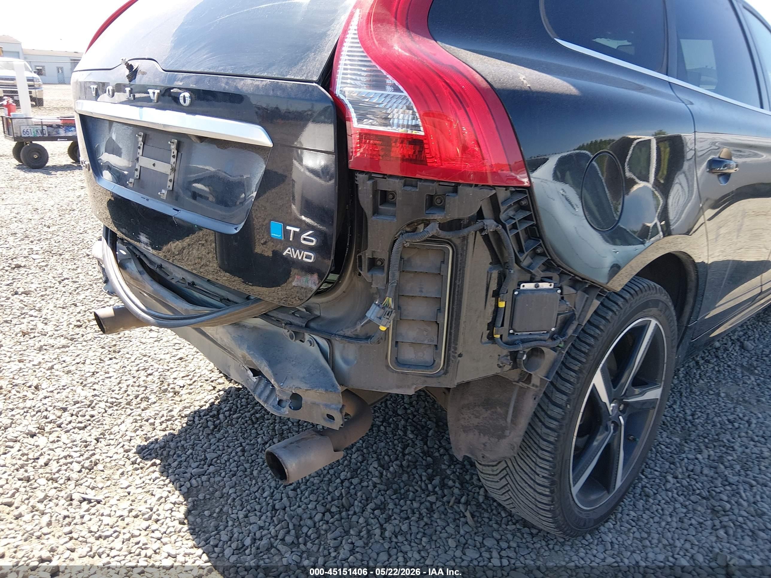 2014 Volvo Xc60 T6 R-design Platinum Black vin: YV4902DZ7E2554267