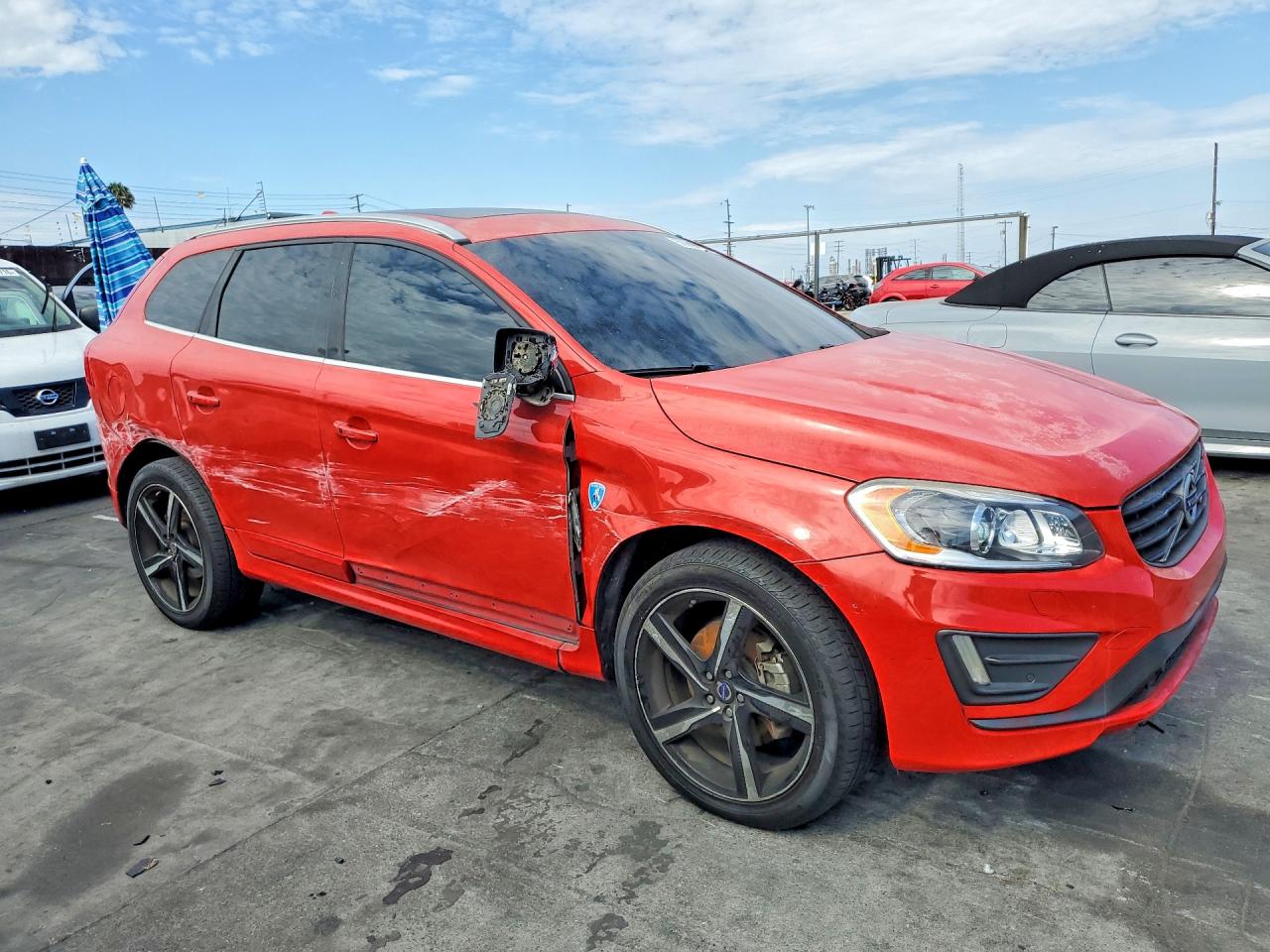 2014 Volvo Xc60 T6 Red vin: YV4902DZ7E2554477