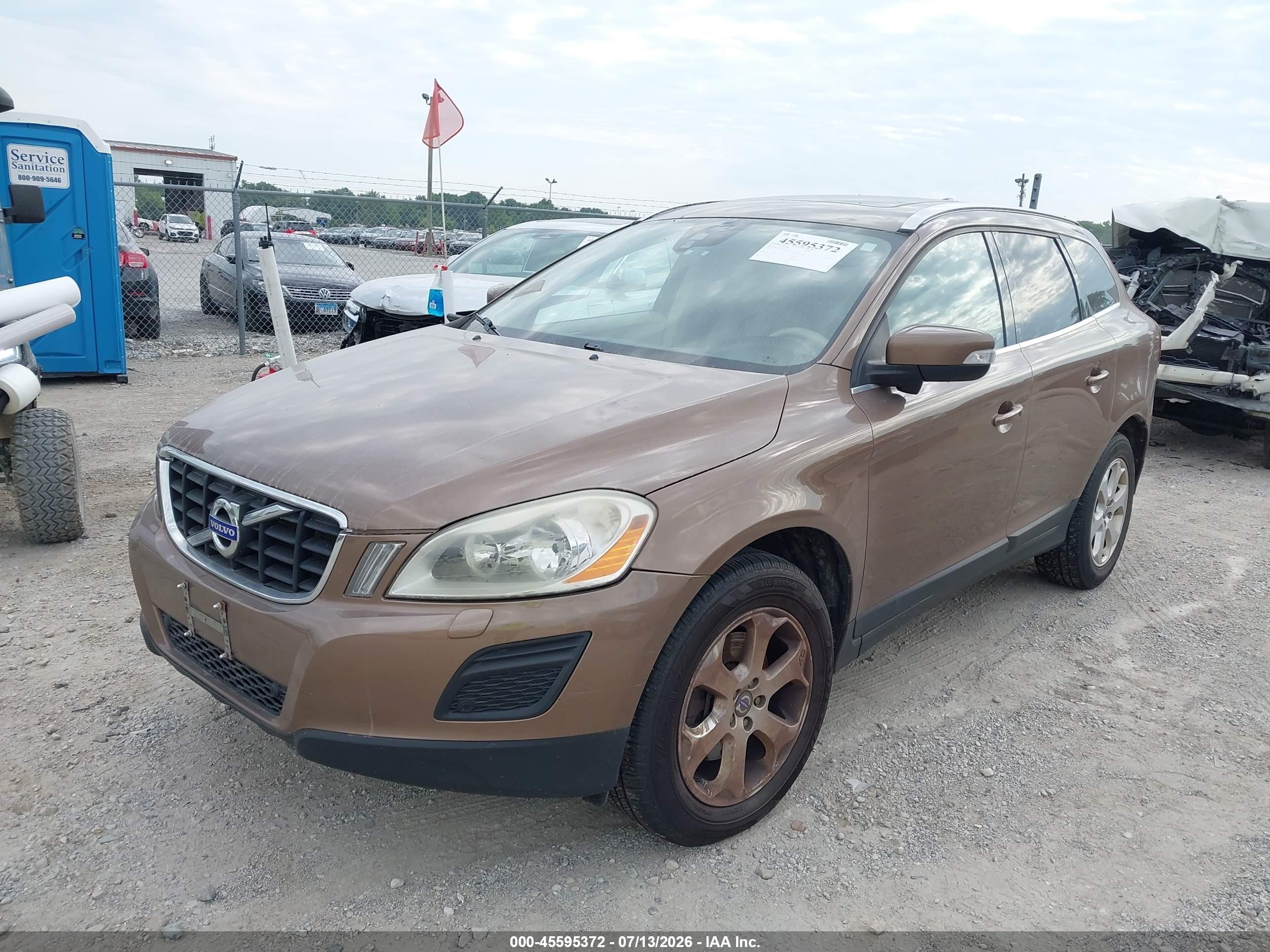 2012 Volvo Xc60 T6/t6 Platinum/t6 Premier Plus/t6 R-design/t6 R-design Platinum/t6 R-design Premier Plus Brown vin: YV4902DZ8C2340627