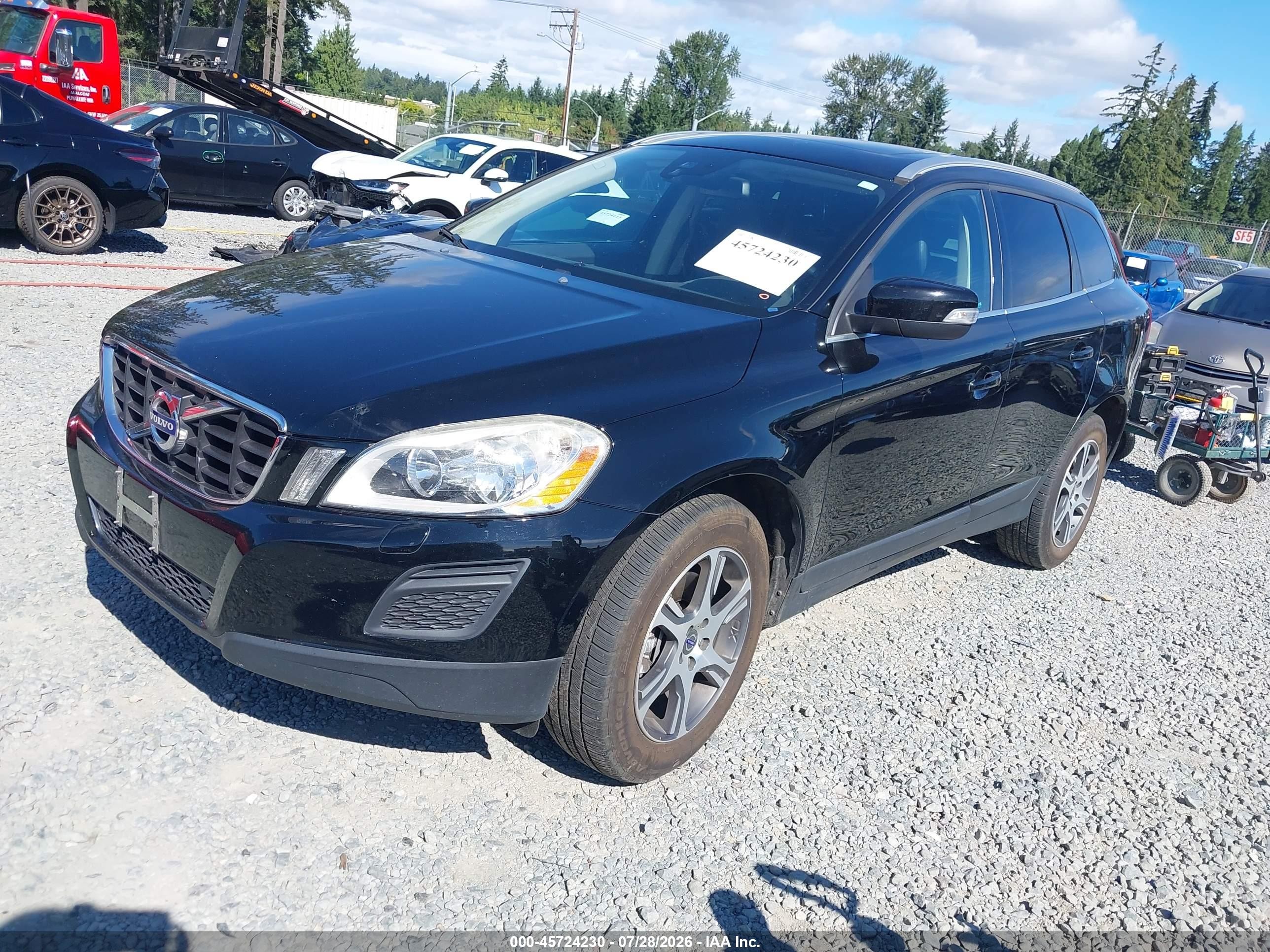 2013 Volvo Xc60 T6 Черный vin: YV4902DZ8D2456590