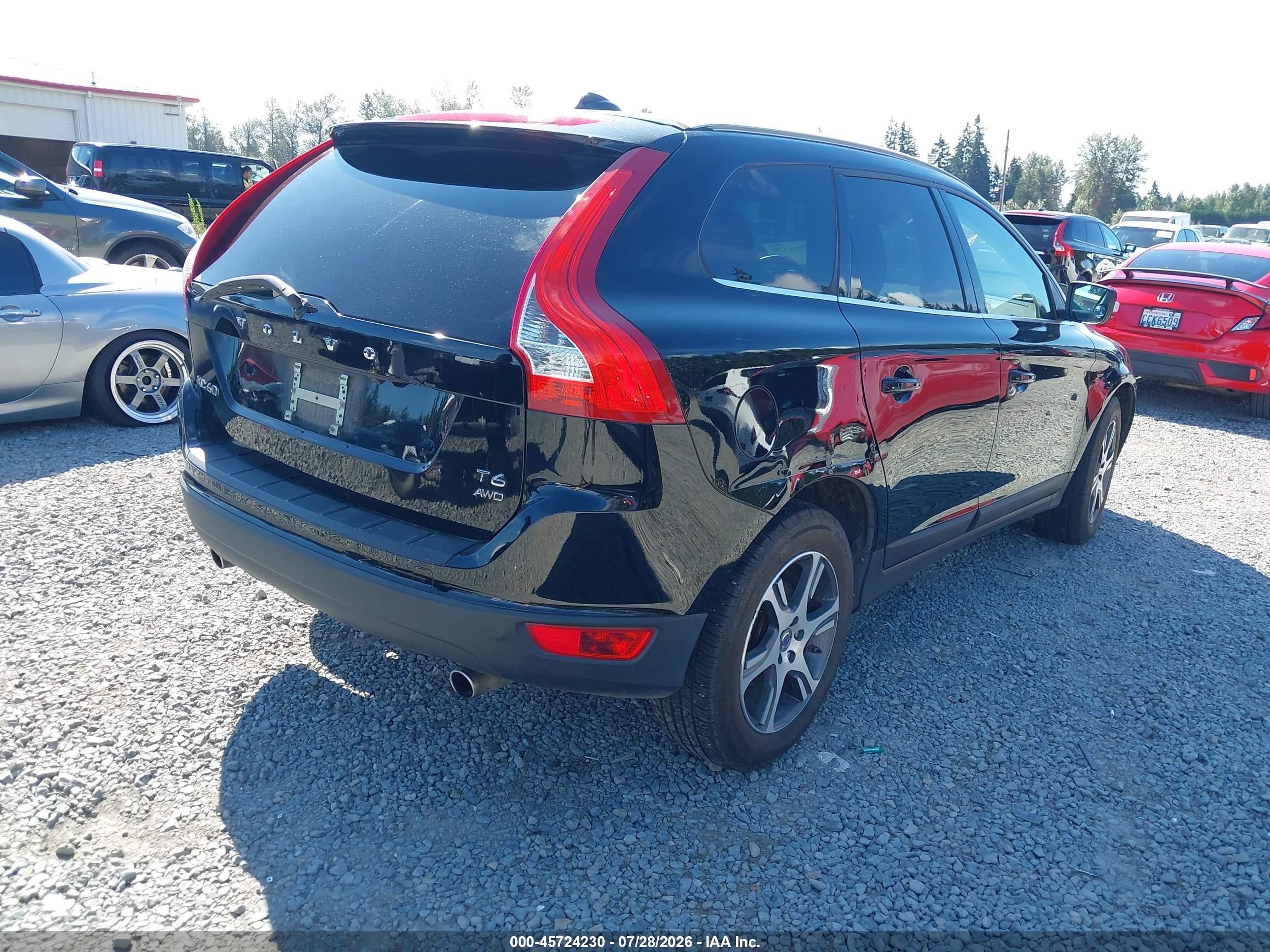 2013 Volvo Xc60 T6 Черный vin: YV4902DZ8D2456590