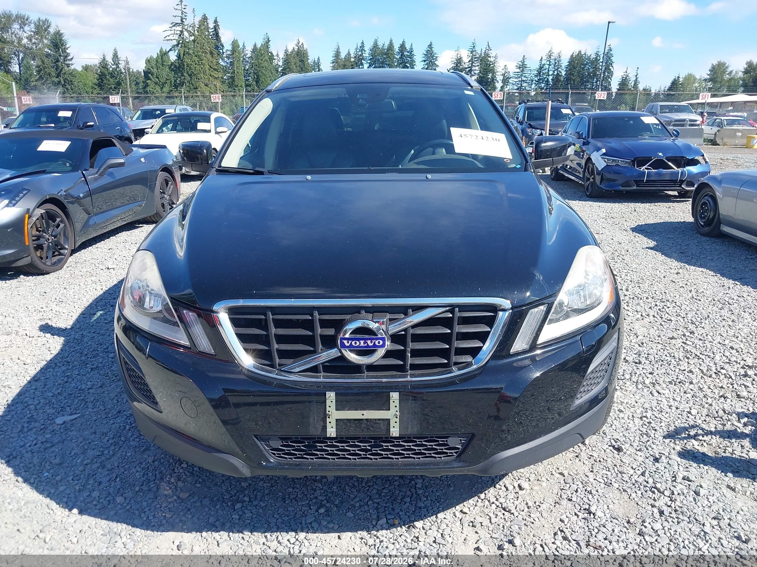 2013 Volvo Xc60 T6 Черный vin: YV4902DZ8D2456590