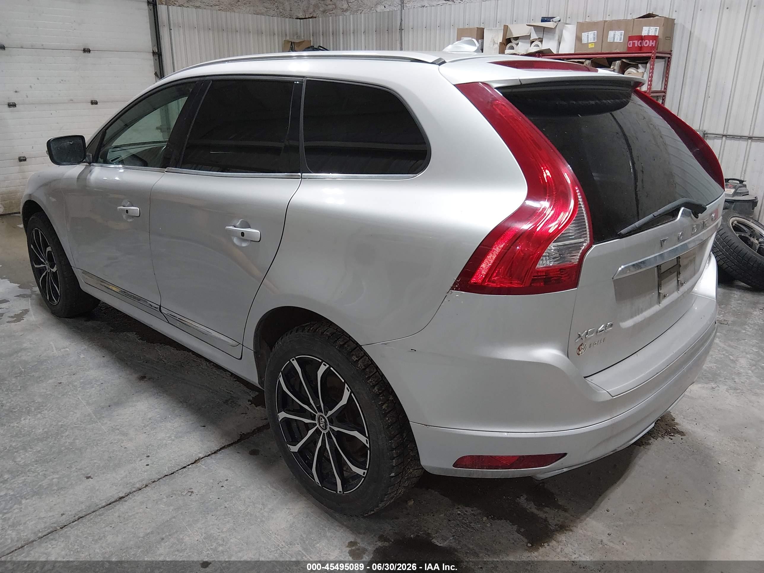 2014 Volvo Xc60 3.0l Premier Plus Silver vin: YV4902DZ8E2503196