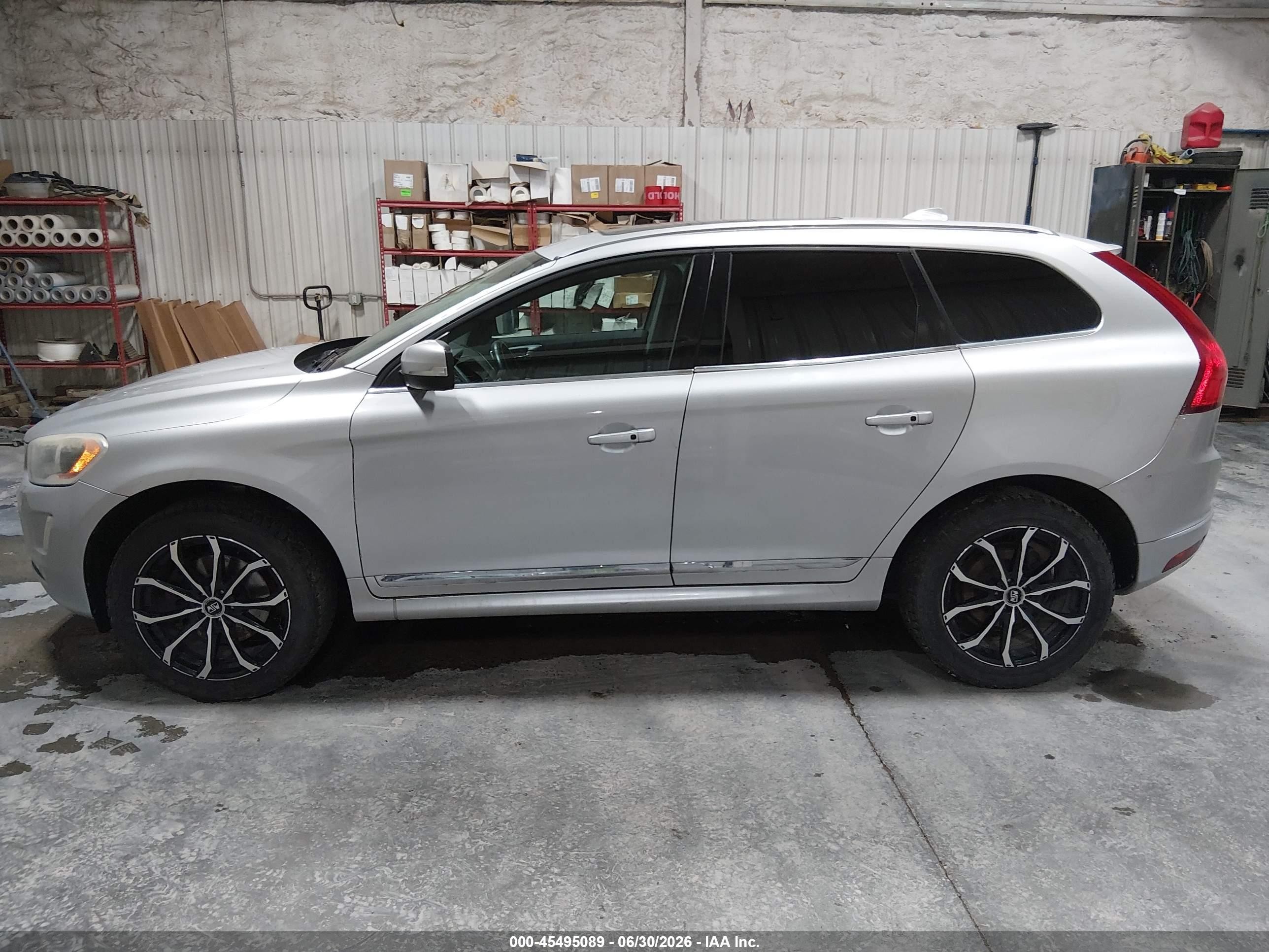 2014 Volvo Xc60 3.0l Premier Plus Silver vin: YV4902DZ8E2503196