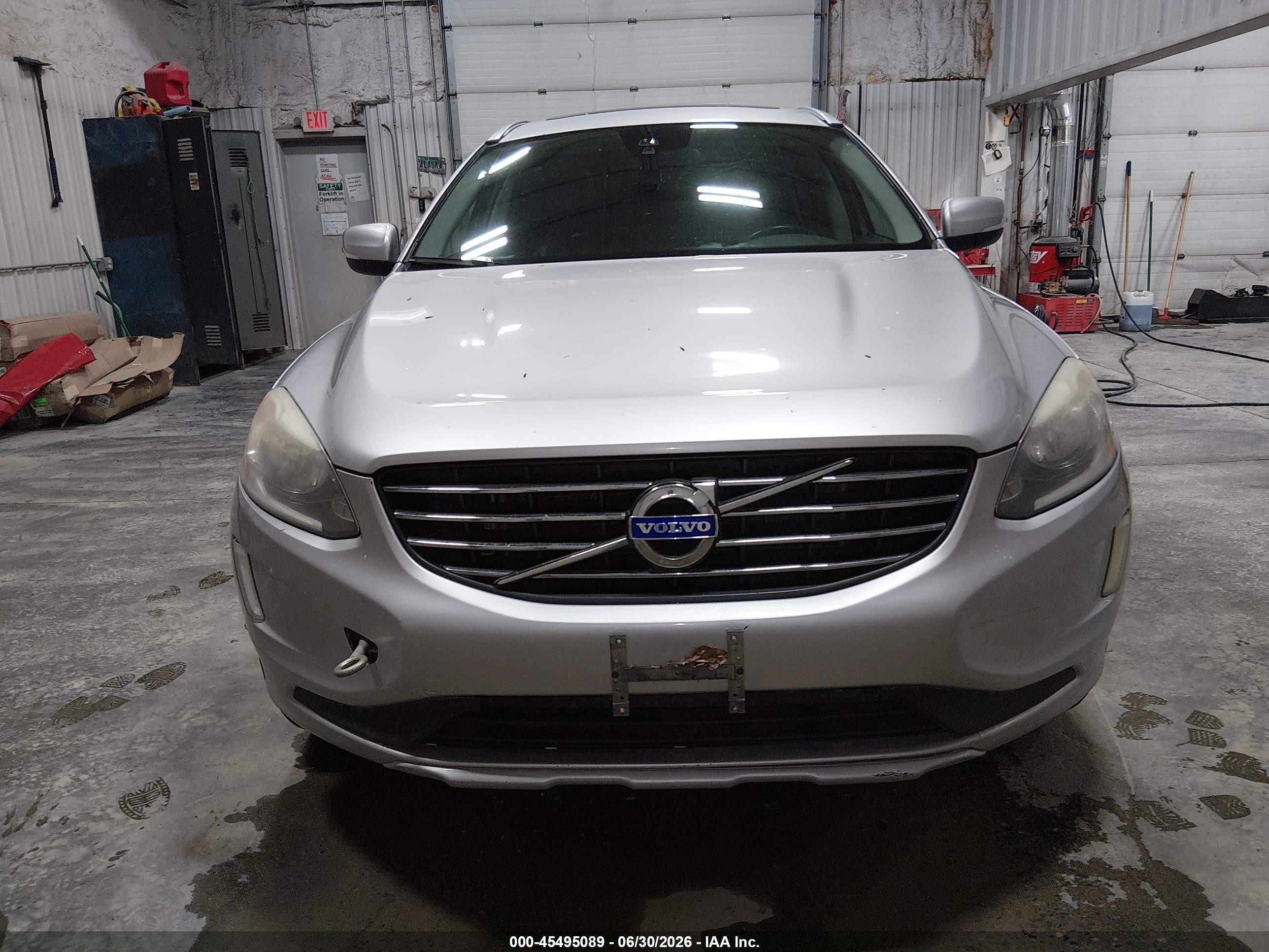 2014 Volvo Xc60 3.0l Premier Plus Silver vin: YV4902DZ8E2503196