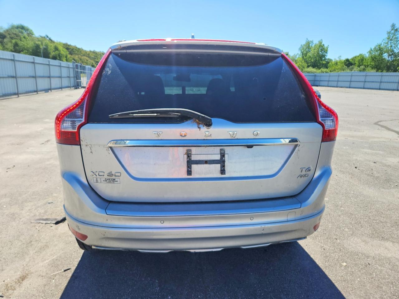2014 Volvo Xc60 T6 Silver vin: YV4902DZ8E2537204