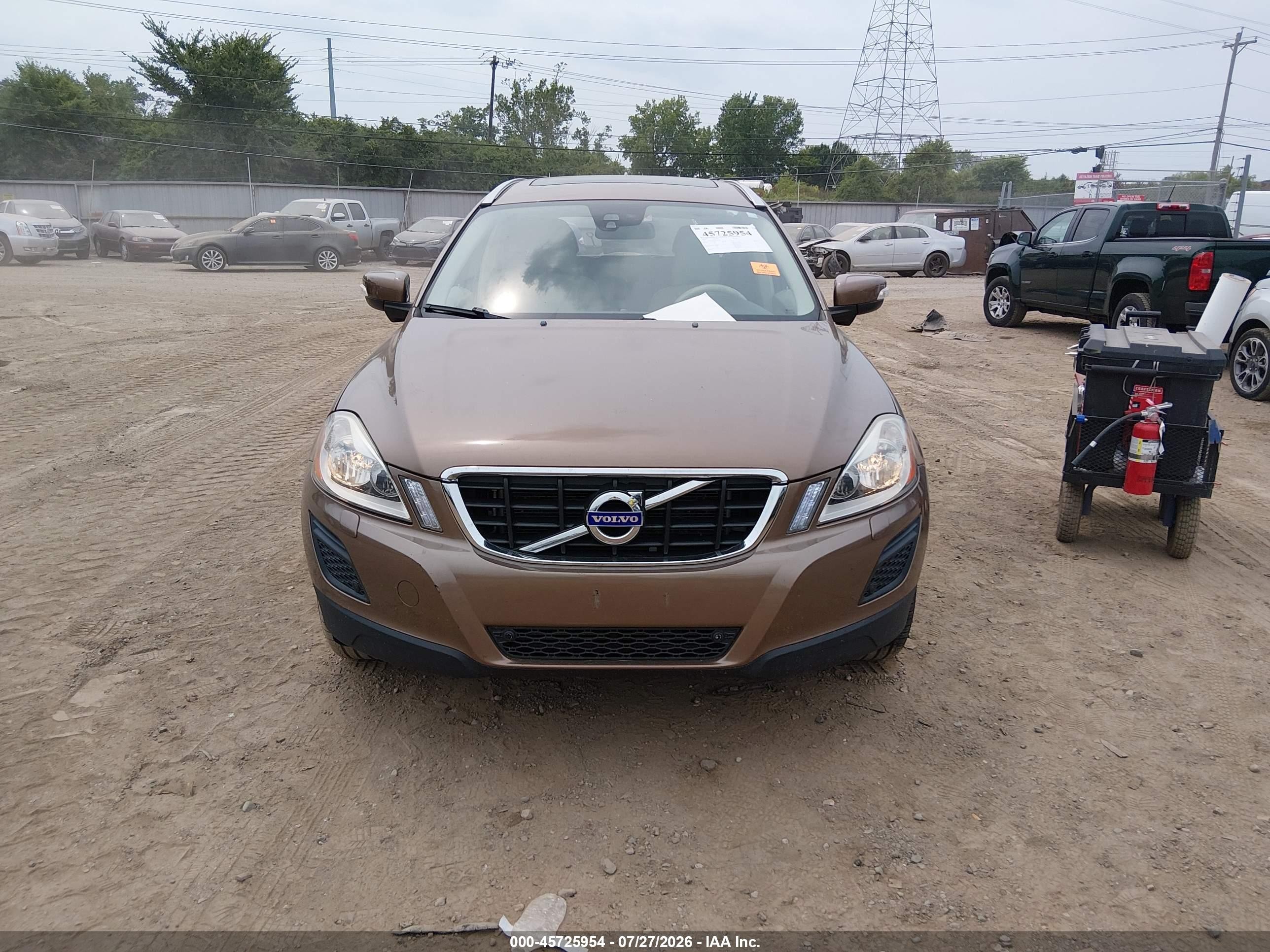 2012 Volvo Xc60 T6 Коричневый vin: YV4902DZ9C2312934