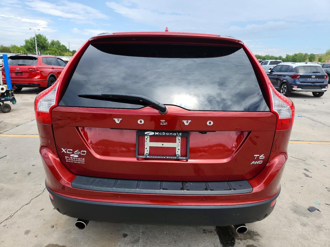 2013 Volvo Xc60 T6 Red vin: YV4902DZ9D2447865