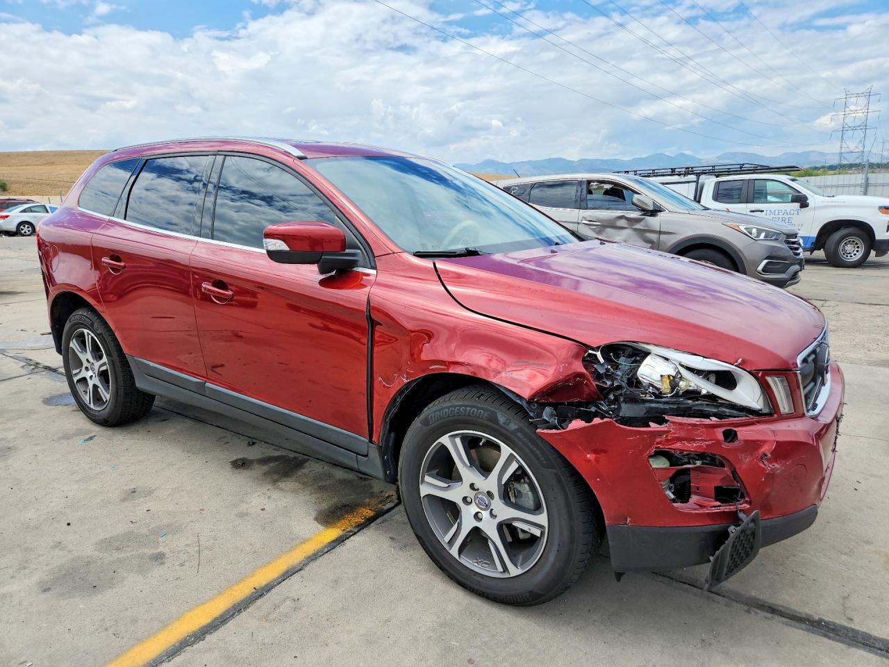 2013 Volvo Xc60 T6 Red vin: YV4902DZ9D2447865