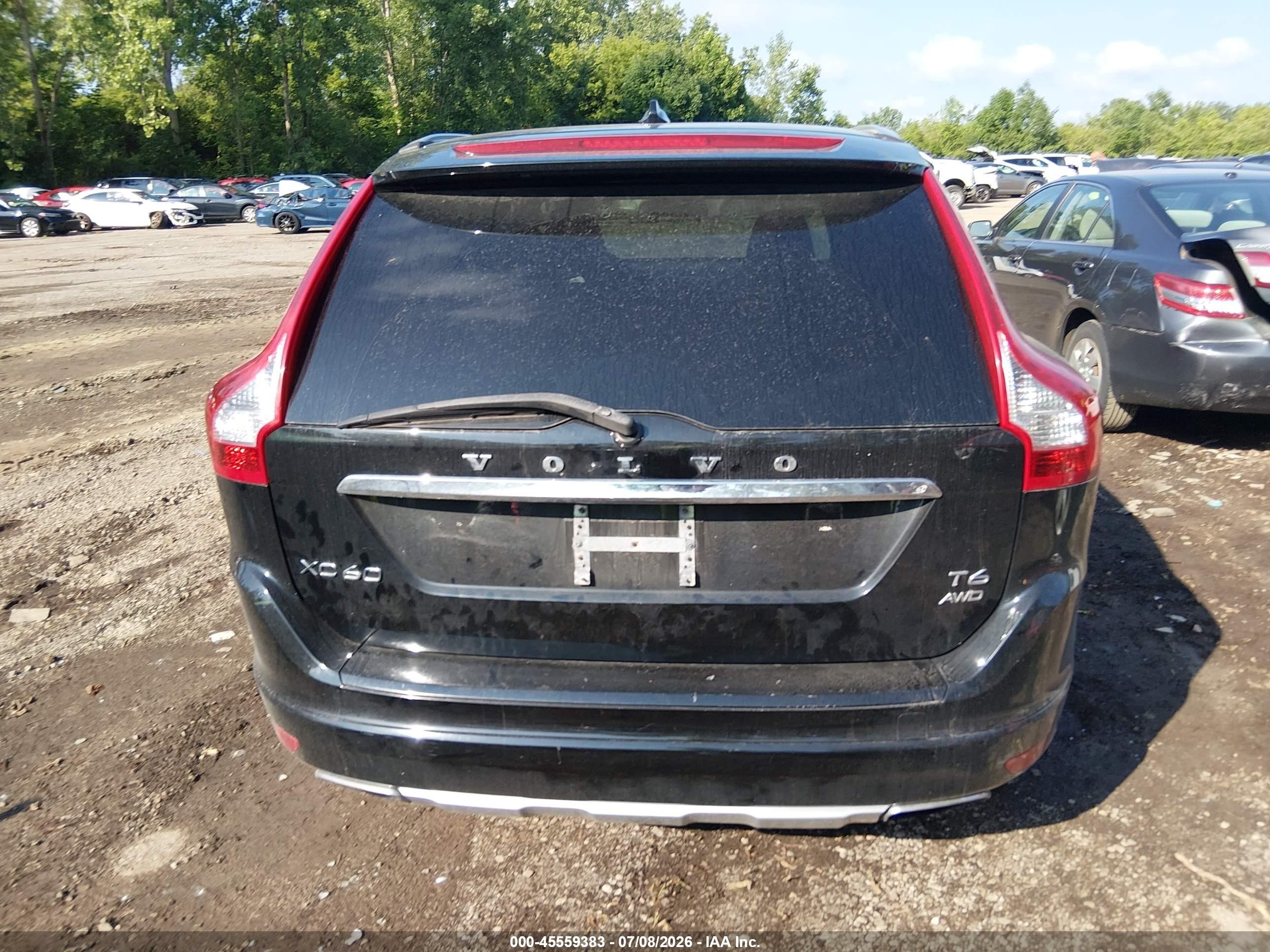 2014 Volvo Xc60 T6 R-design Черный vin: YV4902DZ9E2543318