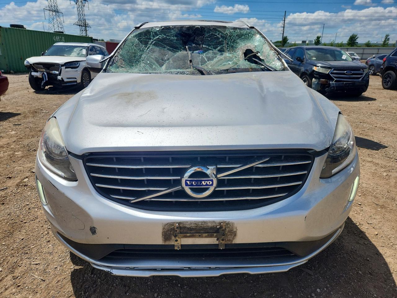 2014 Volvo Xc60 T6 Silver vin: YV4902DZ9E2556327