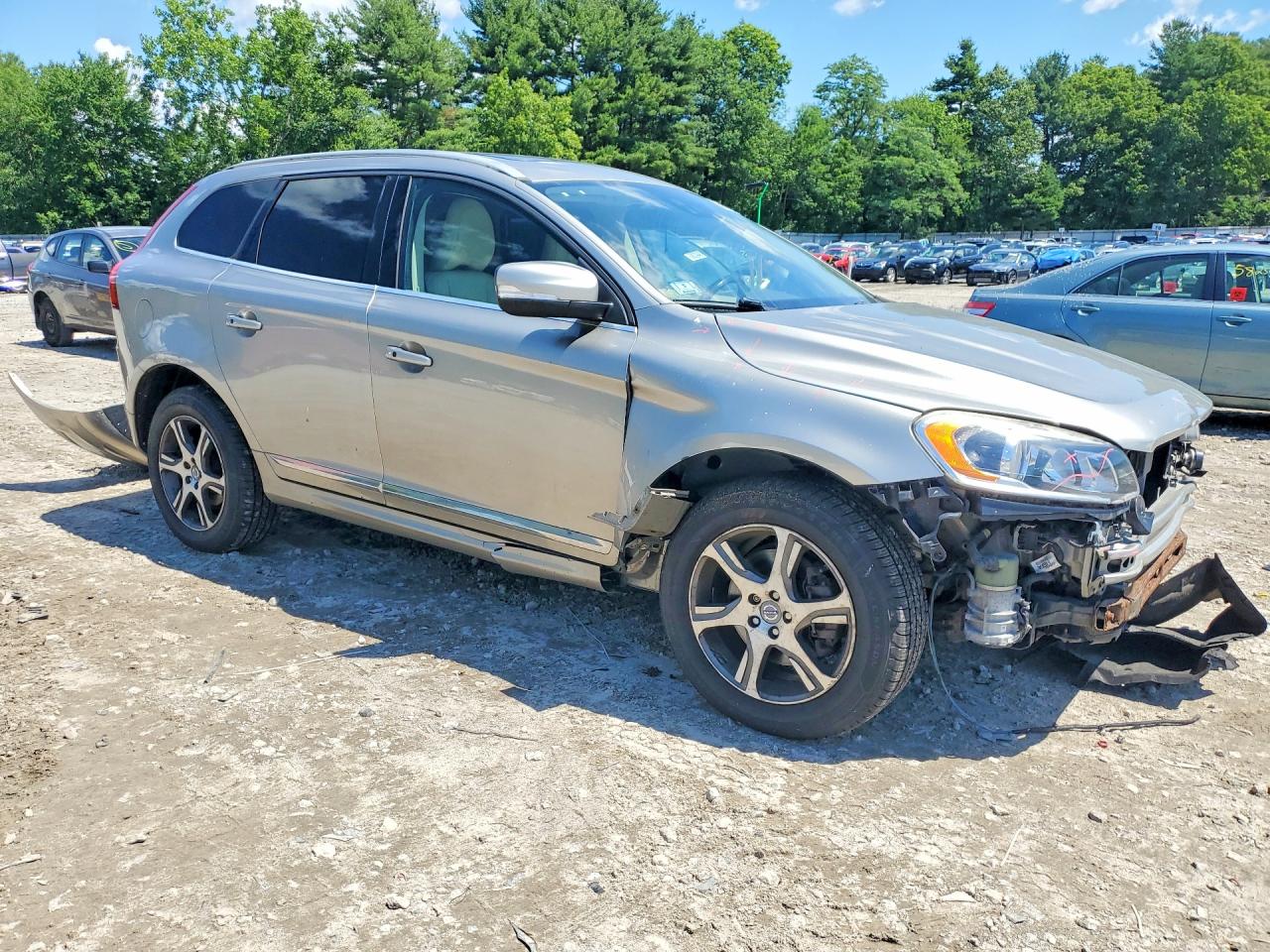 2014 Volvo Xc60 T6 Silver vin: YV4902DZXE2520775