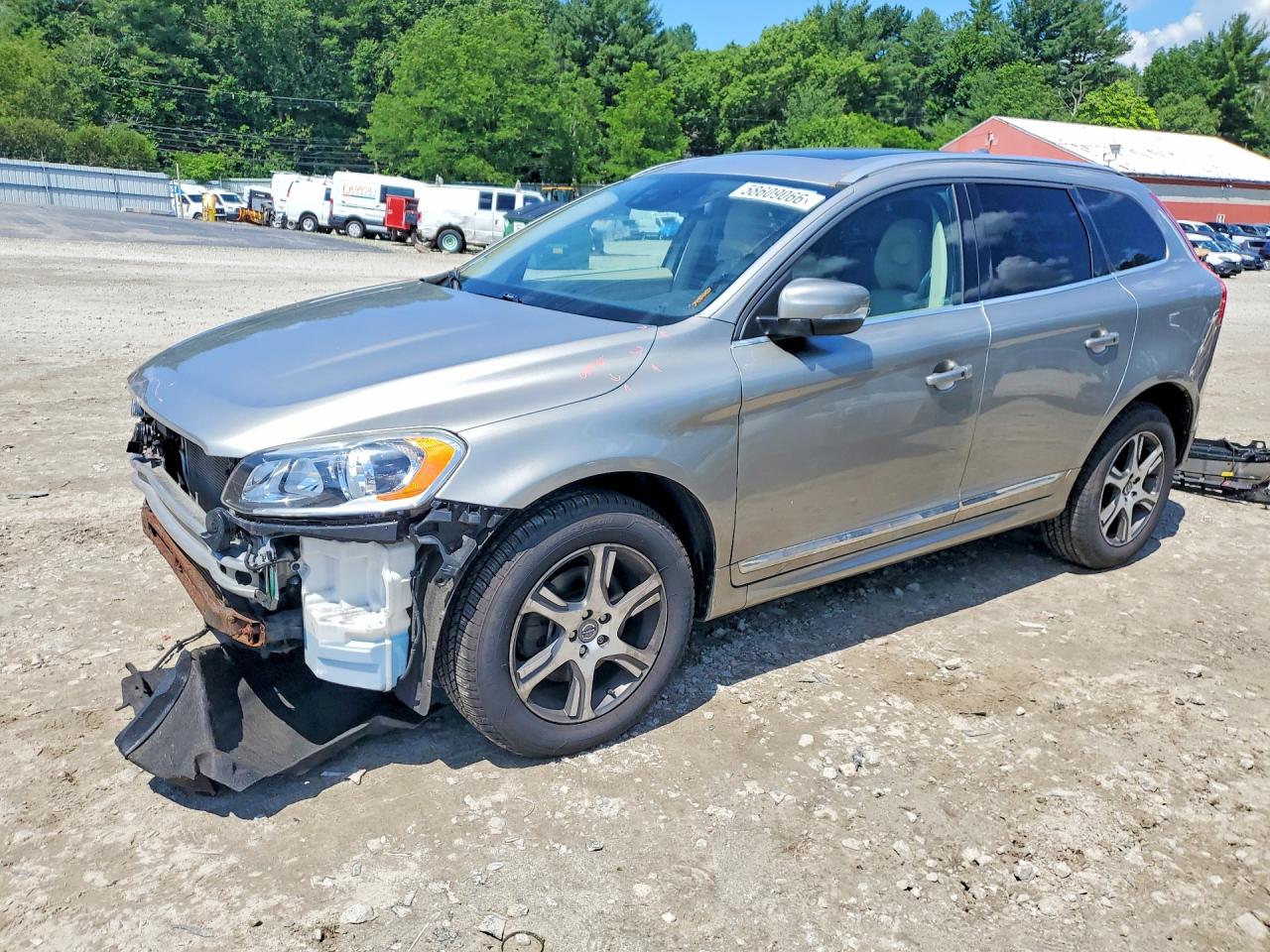 2014 Volvo Xc60 T6 Silver vin: YV4902DZXE2520775