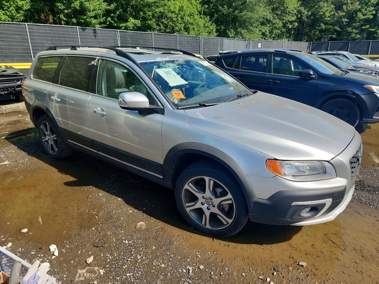 2015 Volvo Xc70 T6 Premier+ Silver vin: YV4902NC1F1189179