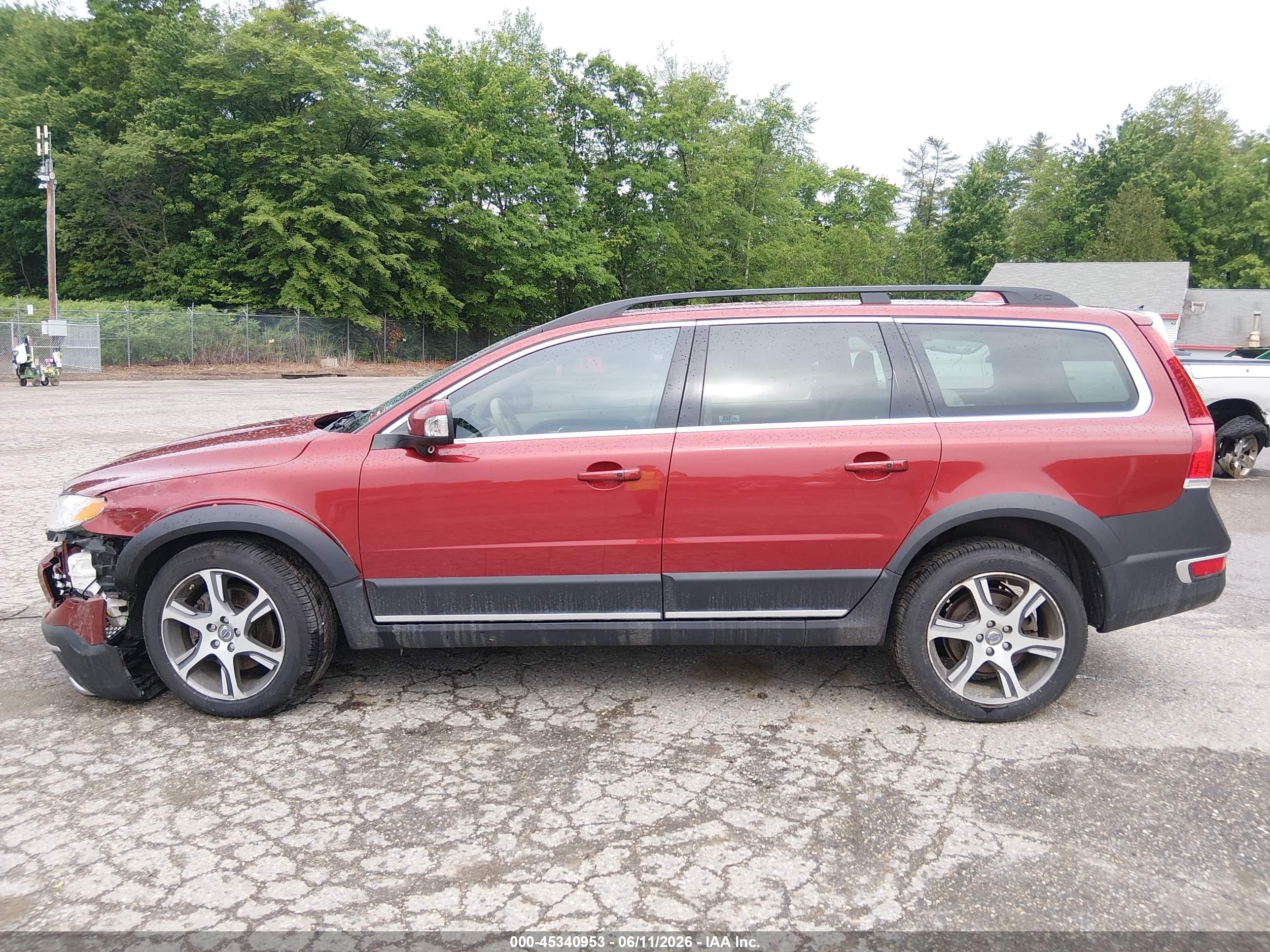 2015 Volvo Xc70 T6 Premier Plus Red vin: YV4902NC2F1193256
