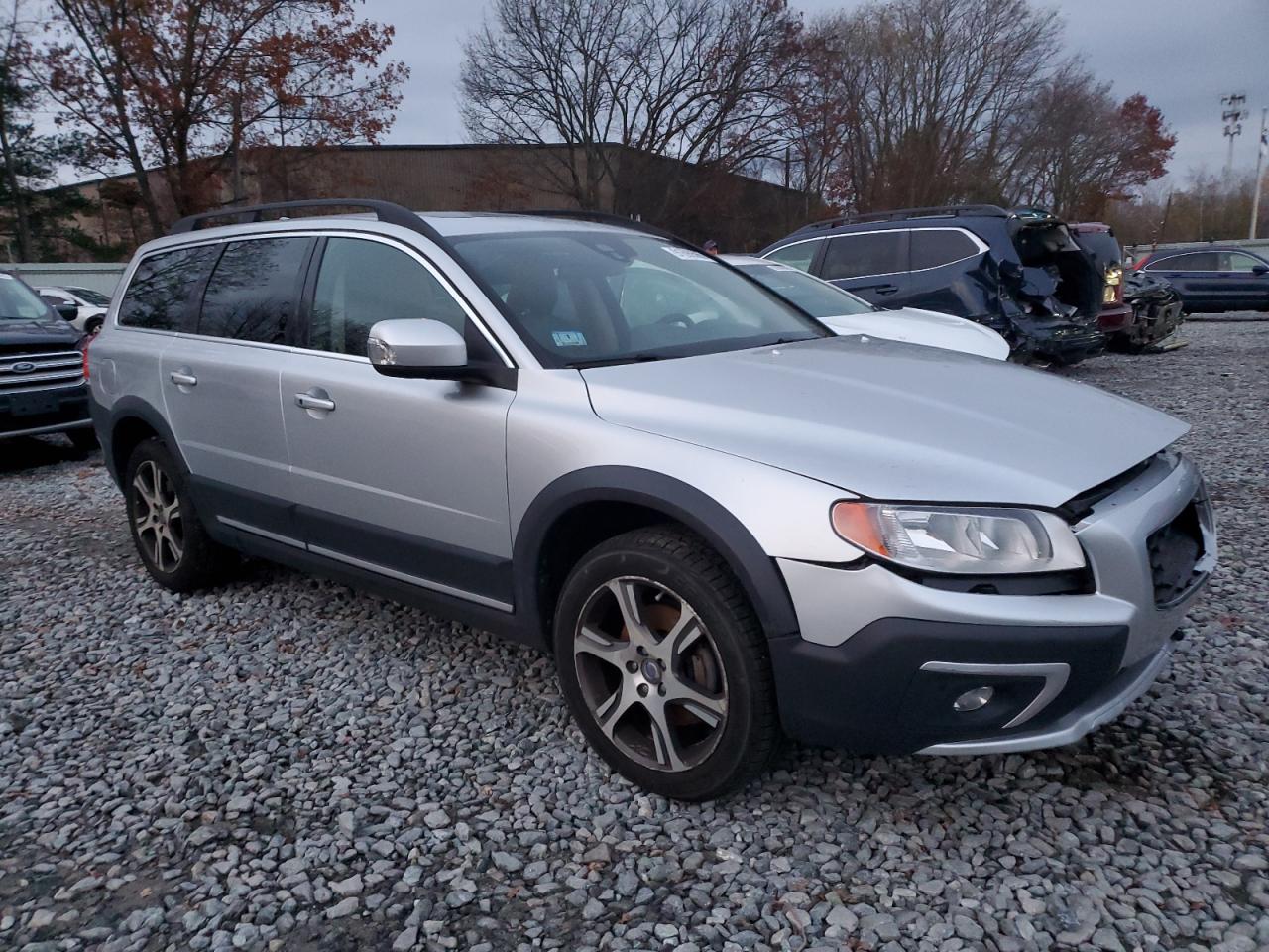 2015 Volvo Xc70 T6 Premier+ Silver vin: YV4902NC2F1200321
