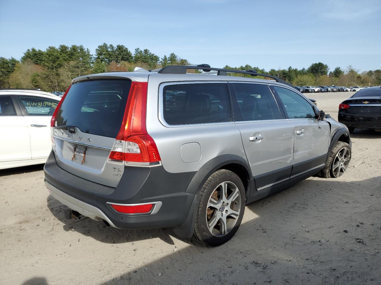 2015 Volvo Xc70 T6 Premier+ Silver vin: YV4902NC4F1192528