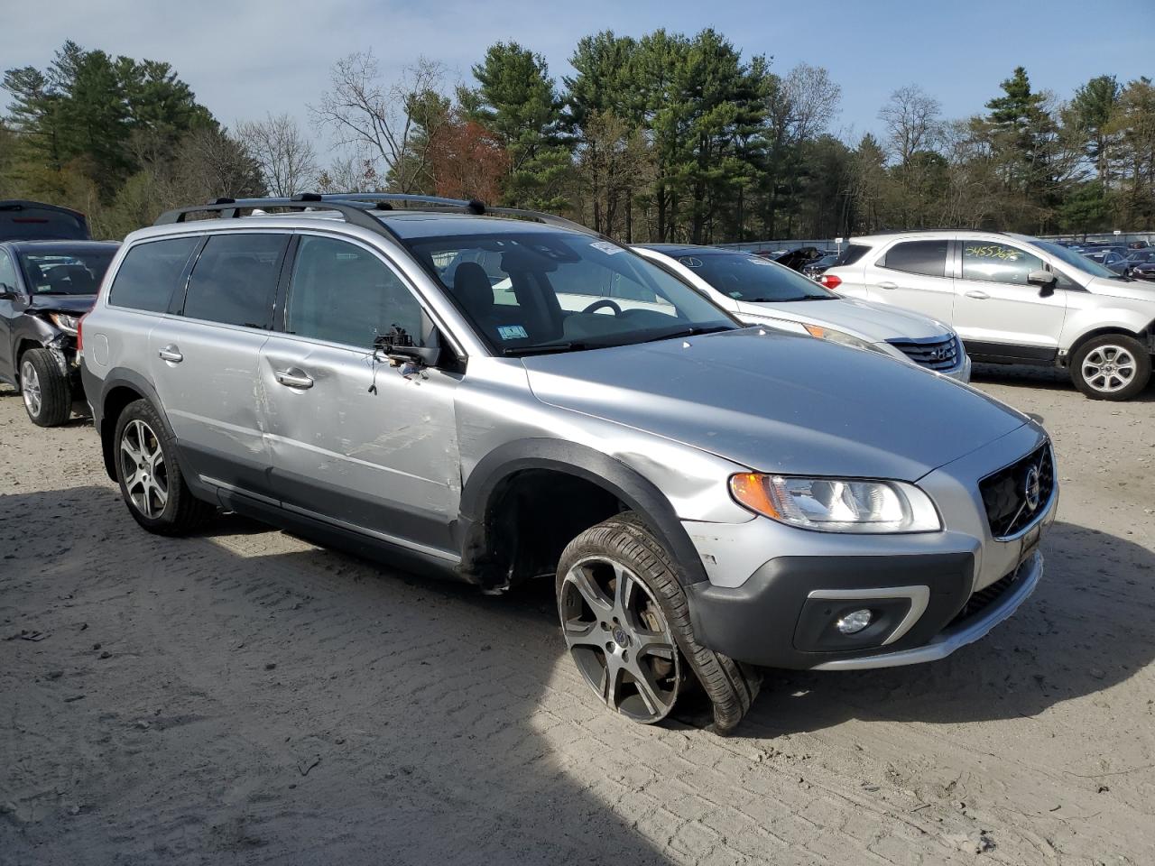 2015 Volvo Xc70 T6 Premier+ Silver vin: YV4902NC4F1192528