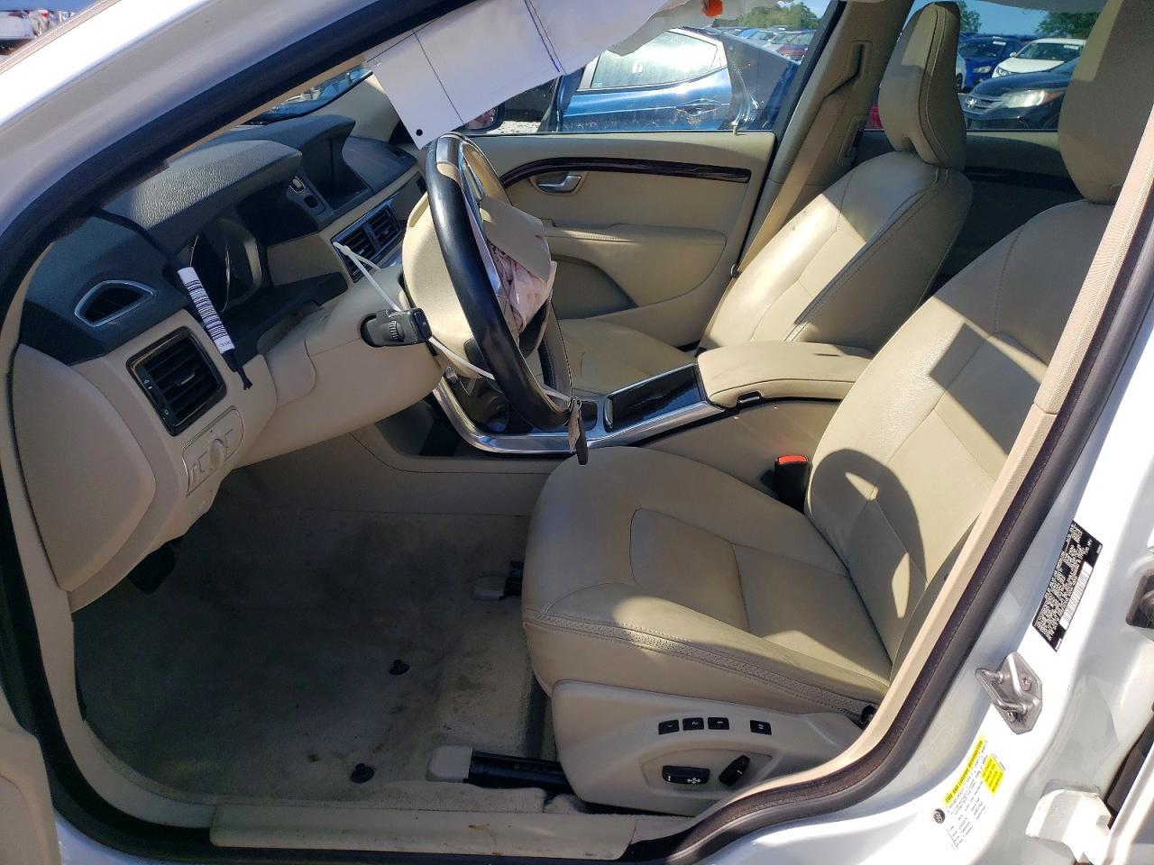 2015 Volvo Xc70 T6 Premier White vin: YV4902NK3F1223243
