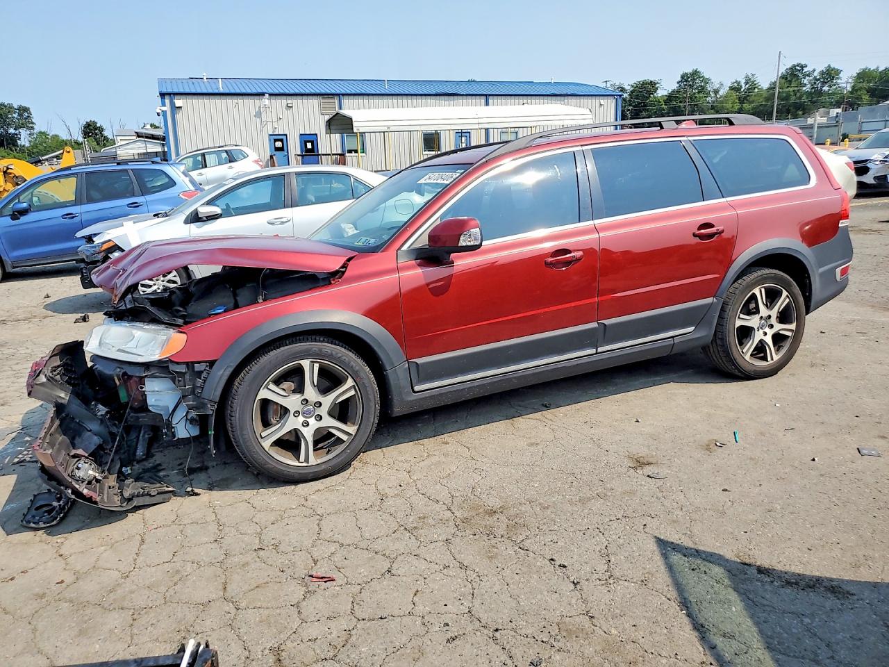 2015 Volvo Xc70 T6 Premier Maroon vin: YV4902NK9F1224400