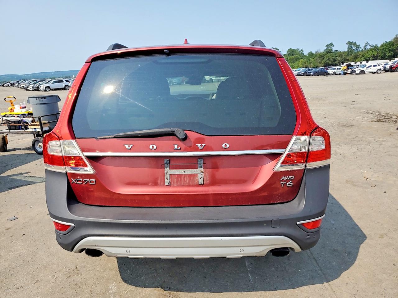 2015 Volvo Xc70 T6 Premier Темно-бордовый vin: YV4902NK9F1224400