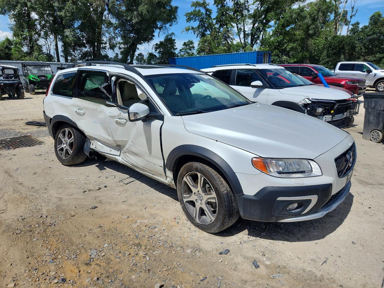 2015 Volvo Xc70 T6 Platinum White vin: YV4902NM9F1225578